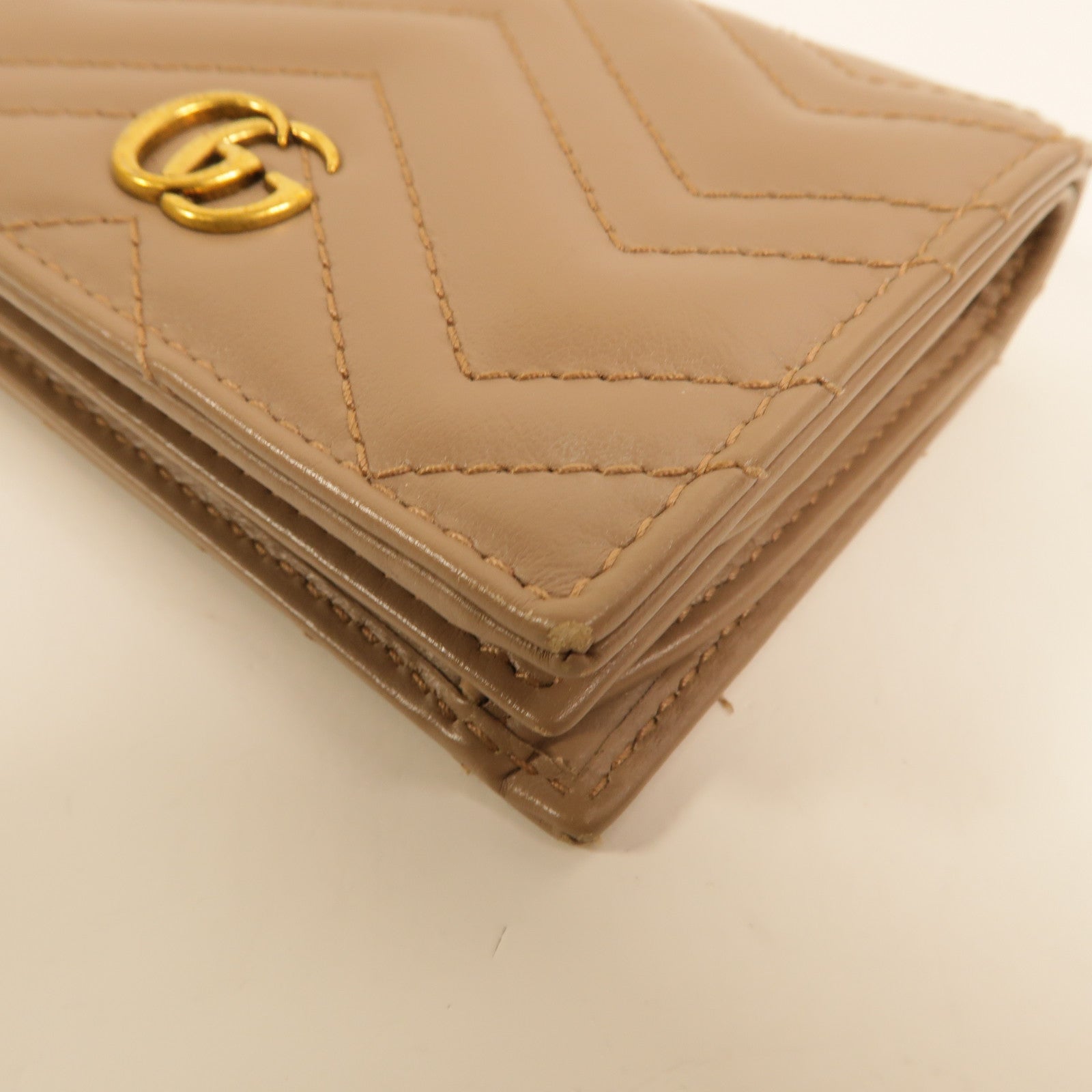 GUCCI 牛皮皮革GG Marmont Wallet錢包