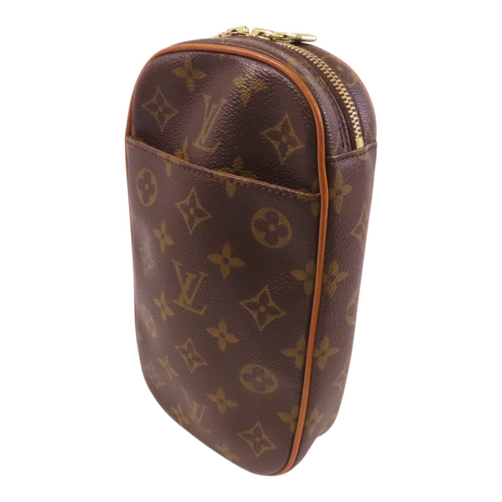 LOUIS VUITTON Monogram Pochette Gange金扣腰包肩背兩用袋