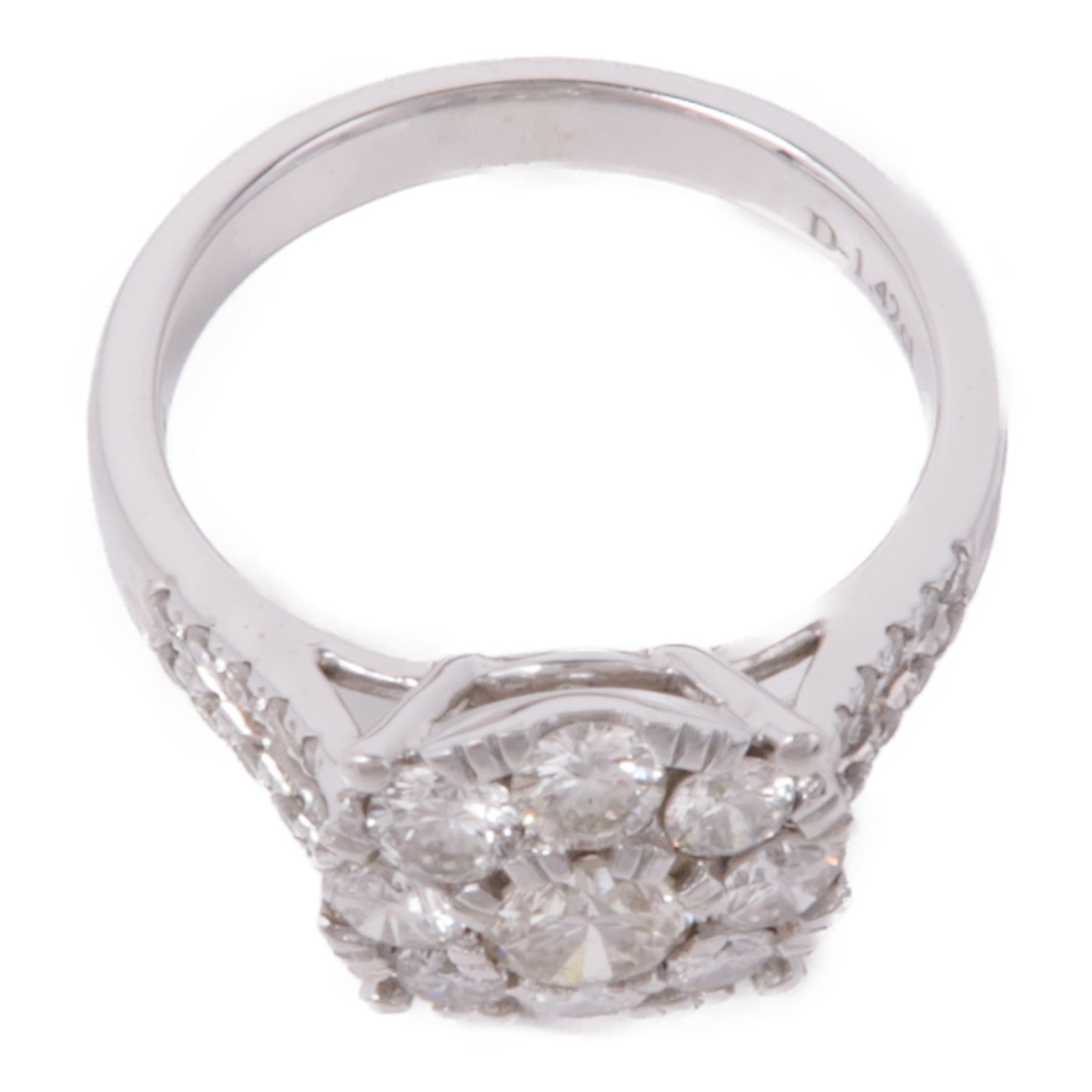 JEWELRY 18K白金Diamond Ring鑽石戒指US#7.25