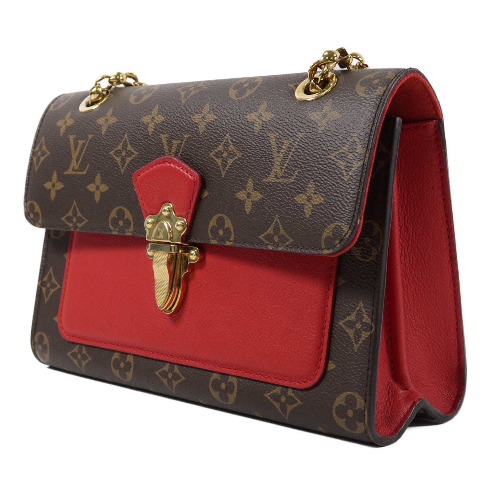 LOUIS VUITTON Monogram Victoire鏈帶肩背袋