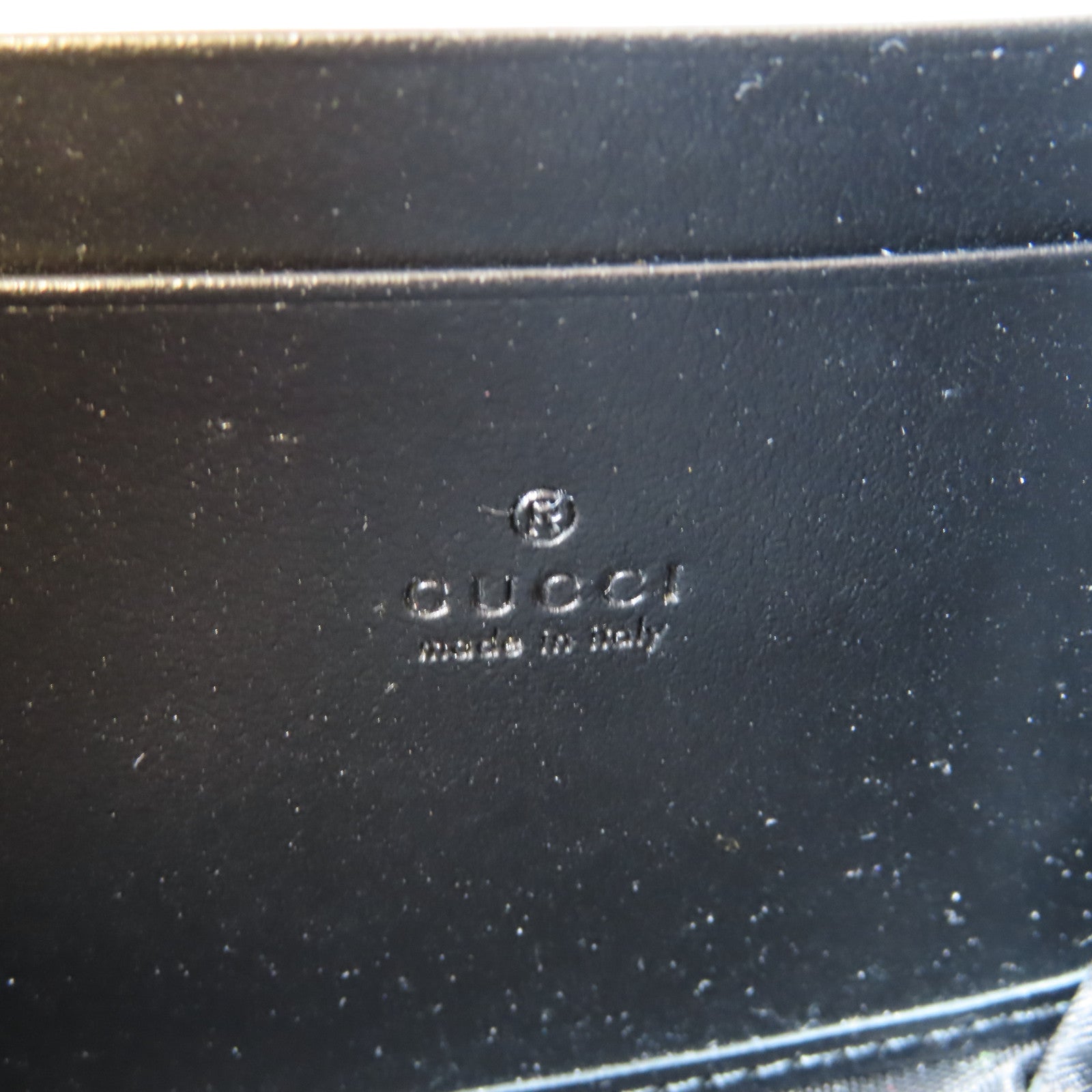 GUCCI 牛皮皮革GG Marmont Mini金扣鏈帶肩背袋黑色