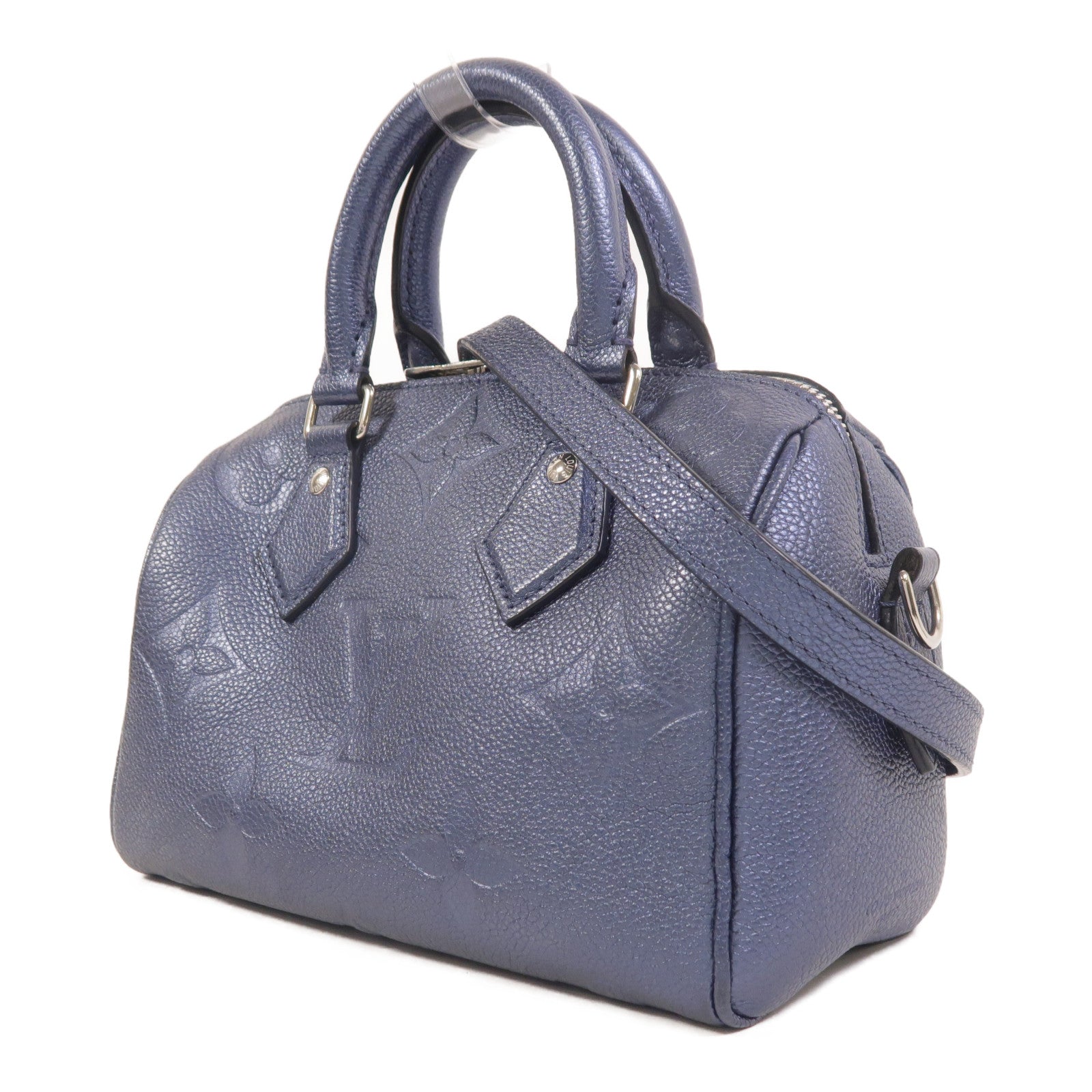 LOUIS VUITTON Monogram Empreinte Speedy Bandouliere 20手挽肩背兩用袋