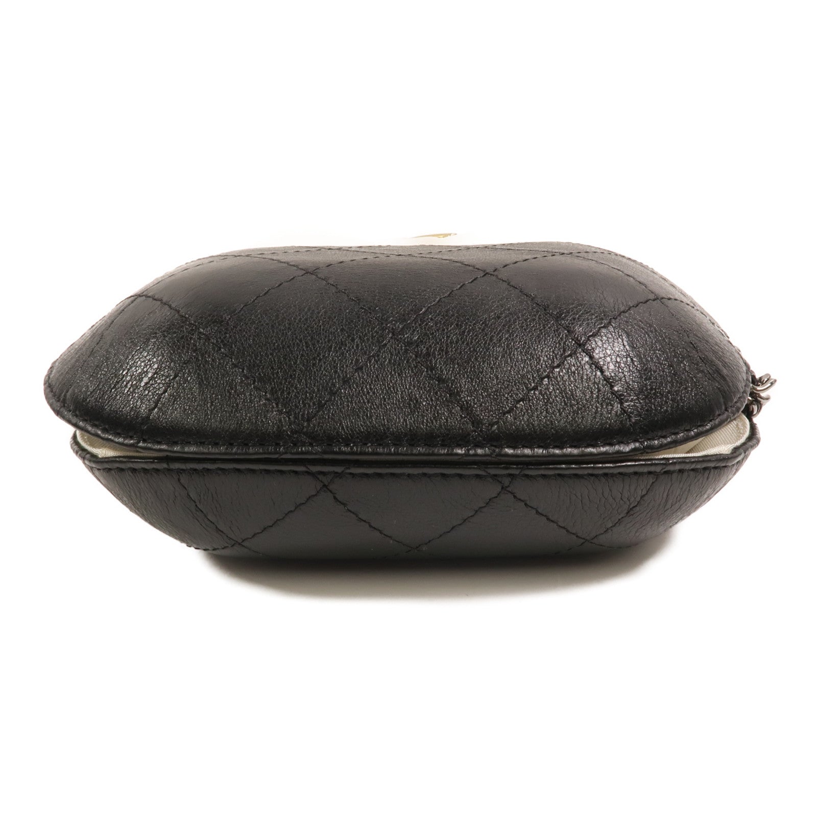 CHANEL 牛皮皮革Gabrielle Bucket鏈帶肩背袋