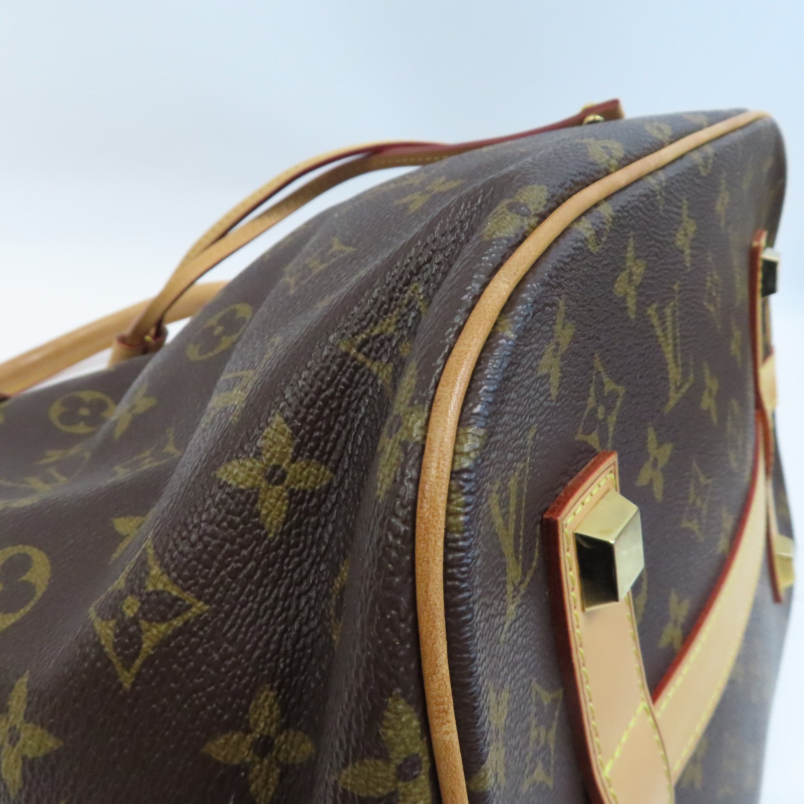 LOUIS VUITTON Monogram Neo金扣肩背袋啡色
