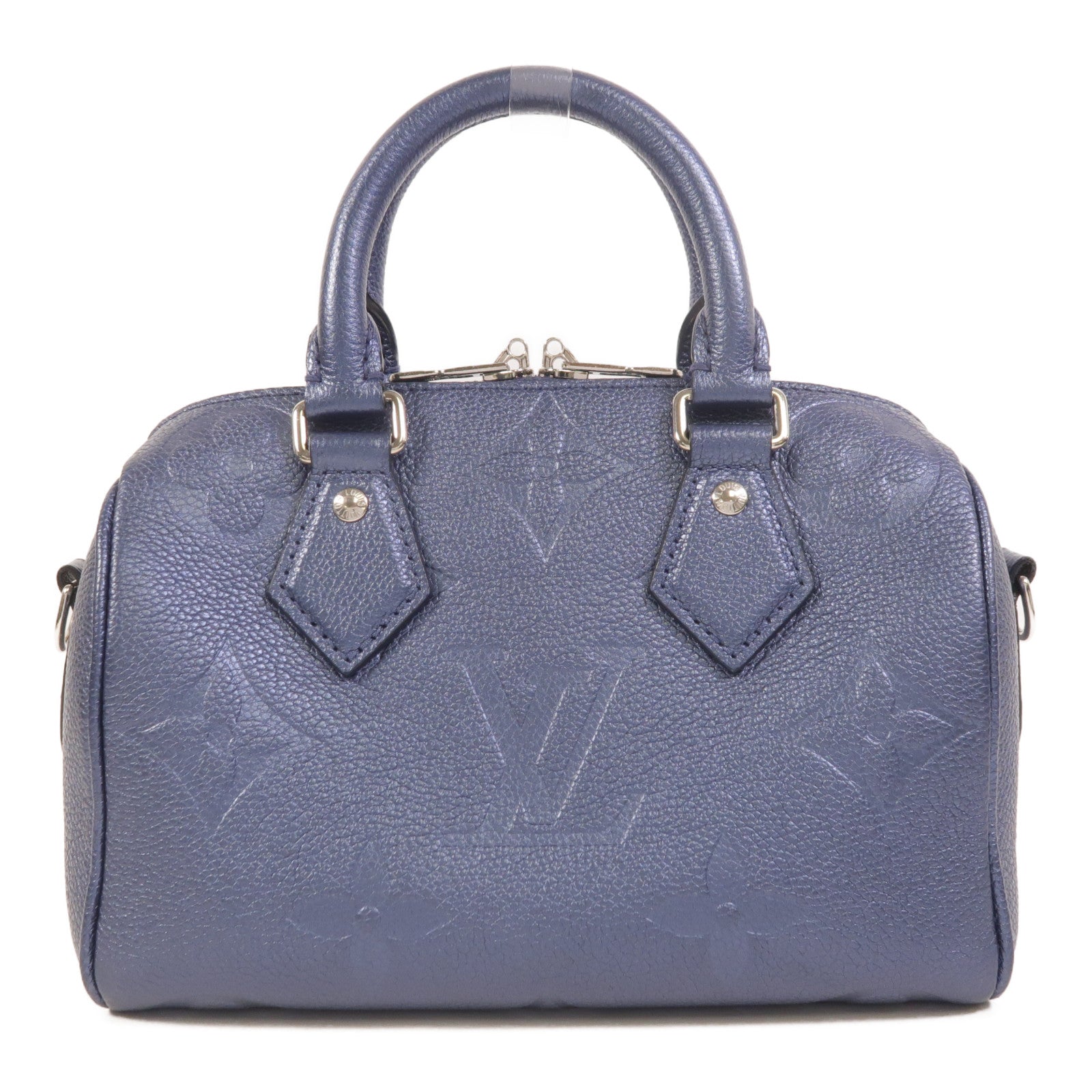 LOUIS VUITTON Monogram Empreinte Speedy Bandouliere 20手挽肩背兩用袋