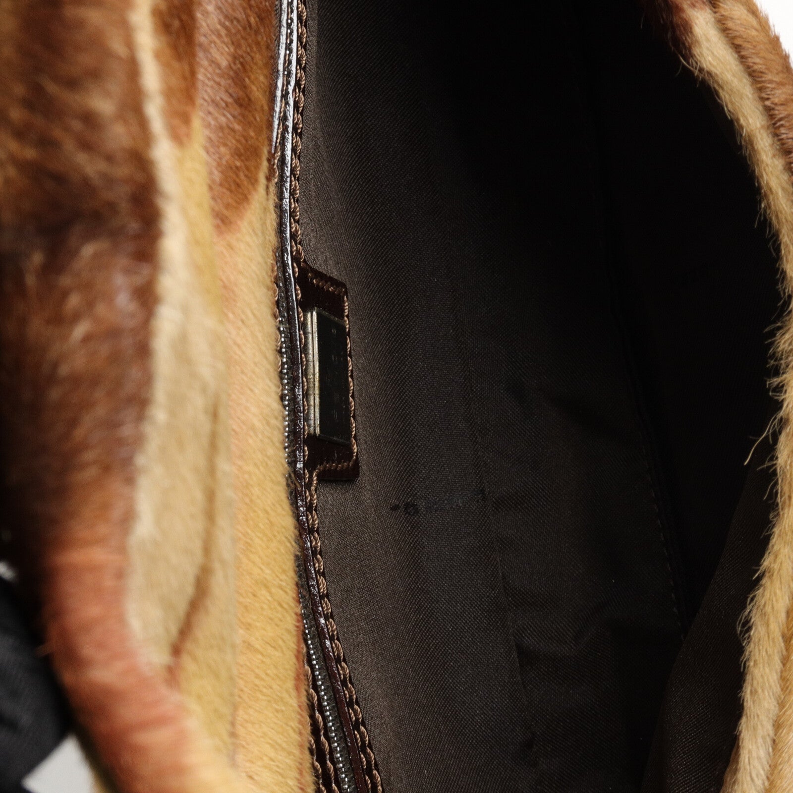 FENDI 馬毛Baguette手挽袋