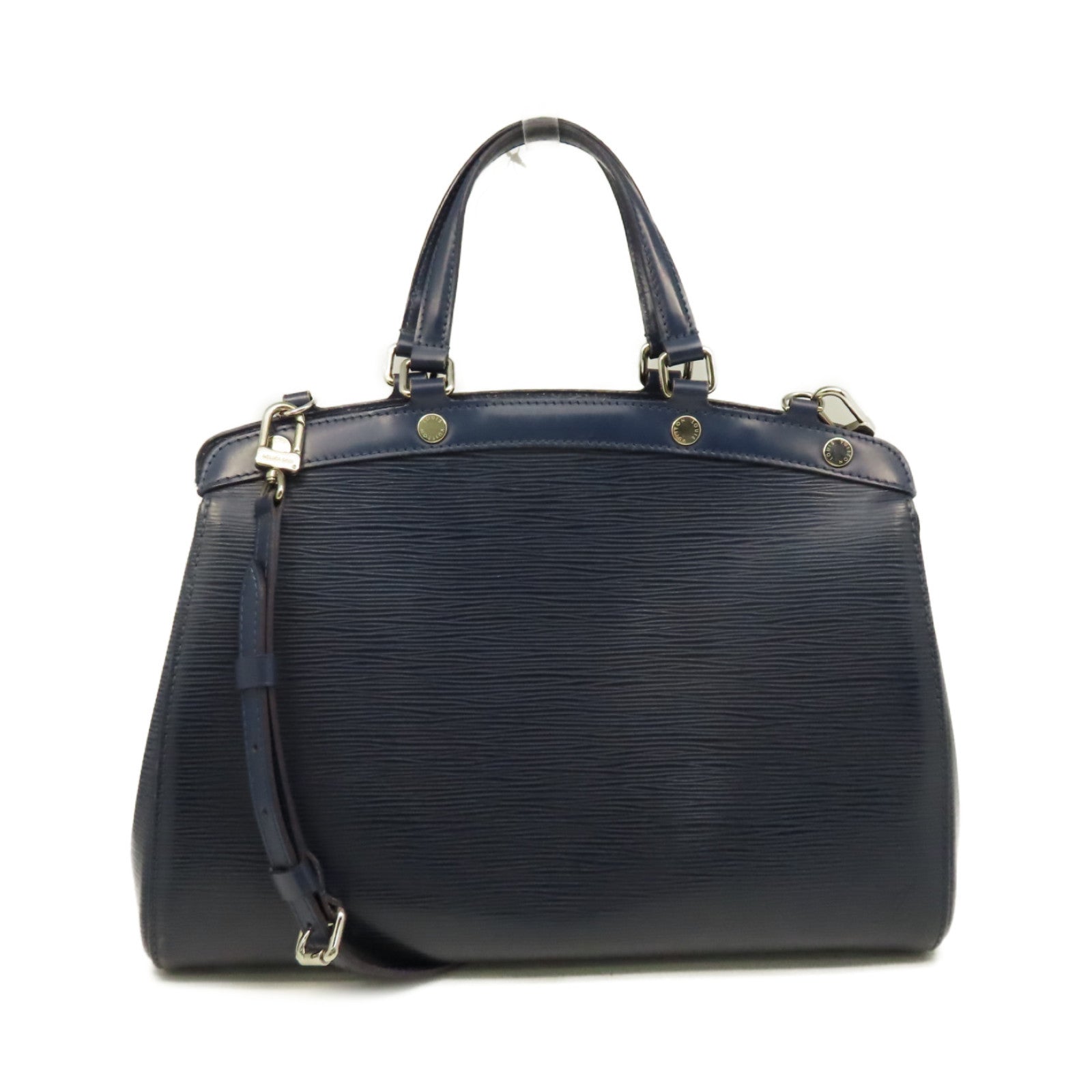 LOUIS VUITTON 【清倉大減價】Epi Brea MM 2Way Shoulder Bfa銀扣手挽肩背兩用袋寶藍色