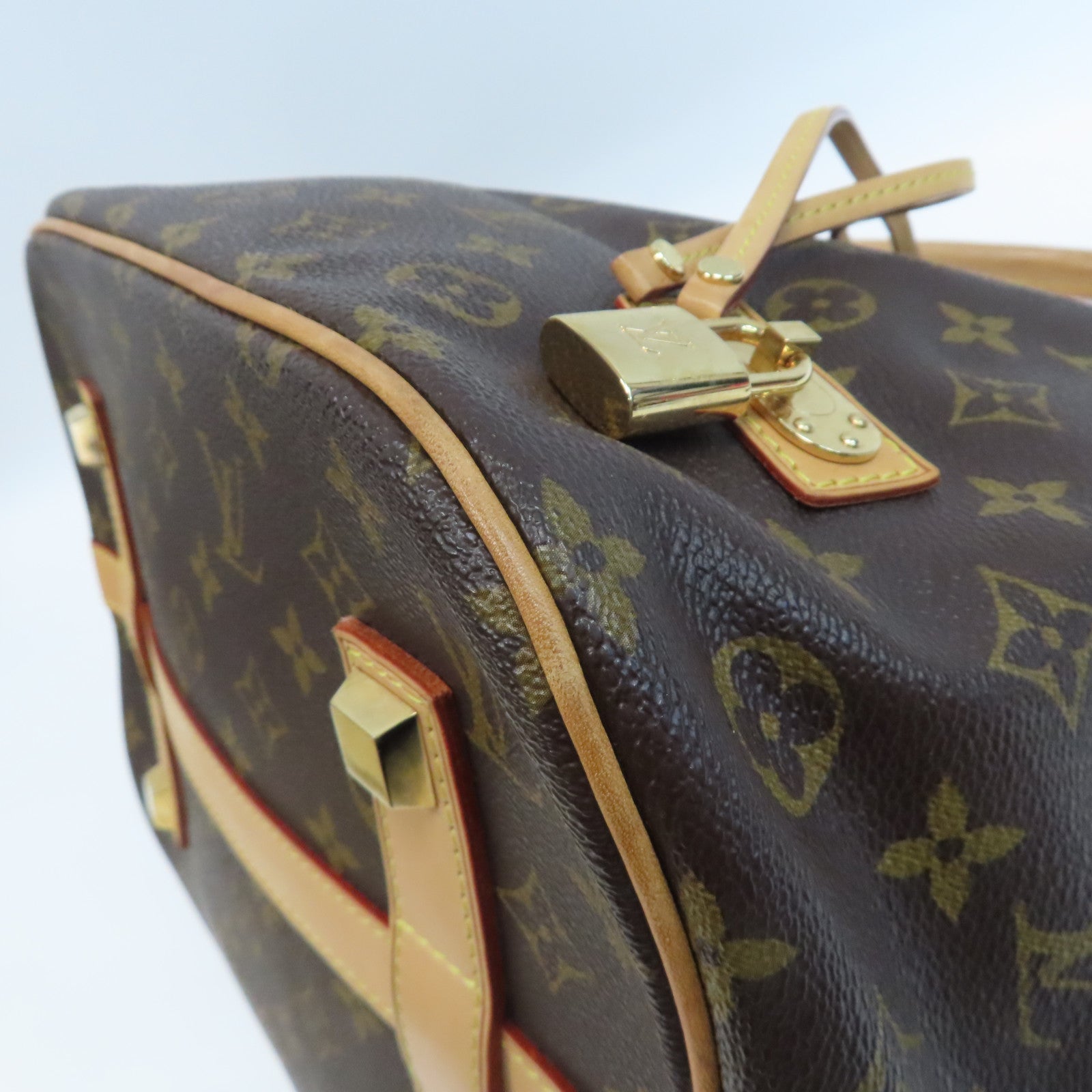 LOUIS VUITTON Monogram Neo金扣肩背袋啡色