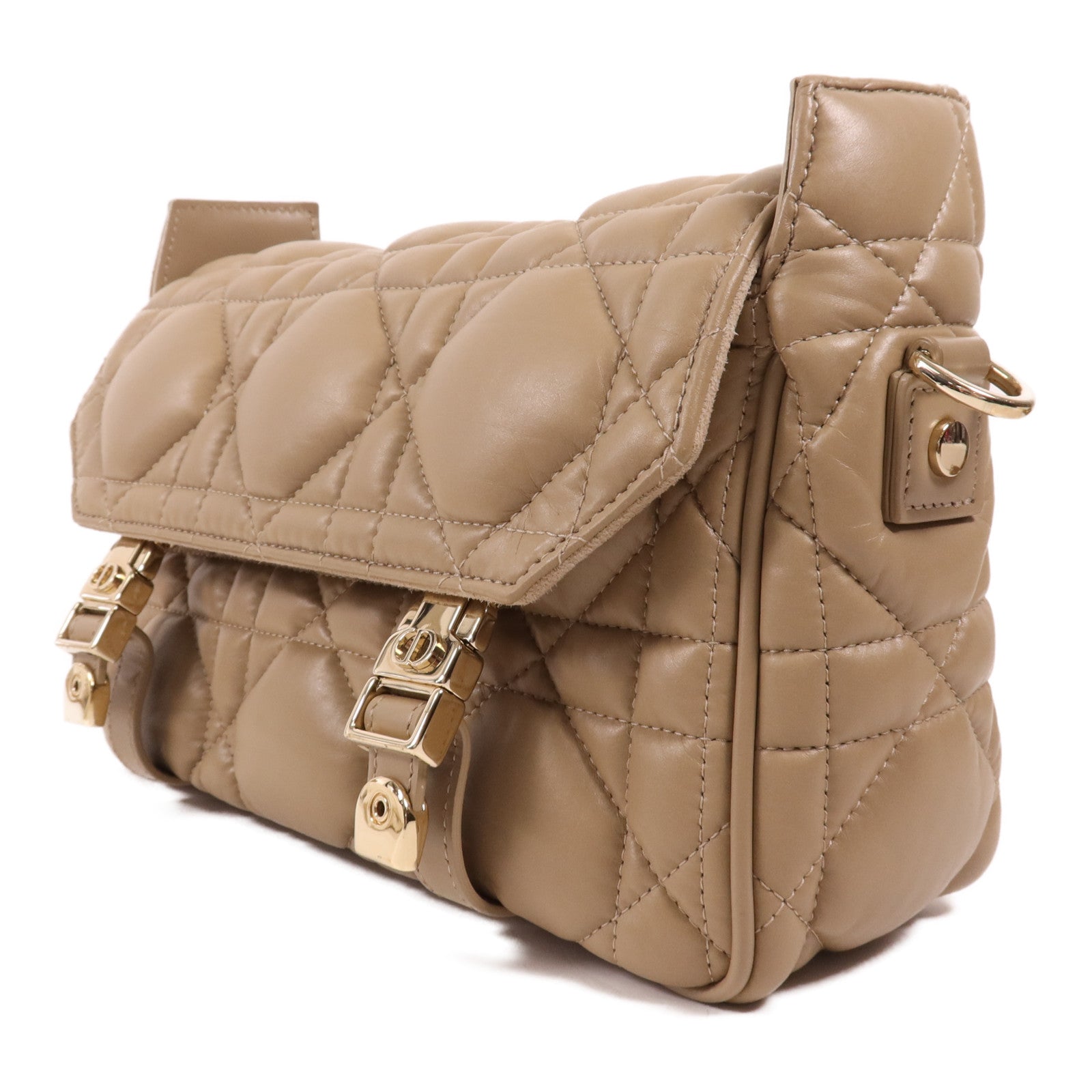 Dior 牛皮皮革Diorcamp Small金扣肩背袋