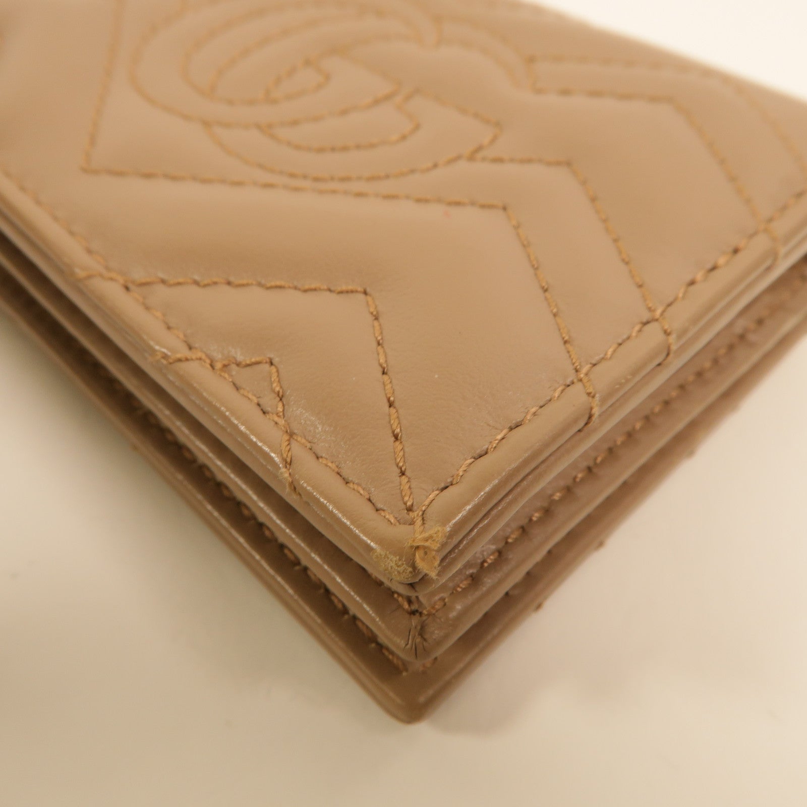 GUCCI 牛皮皮革GG Marmont Wallet錢包