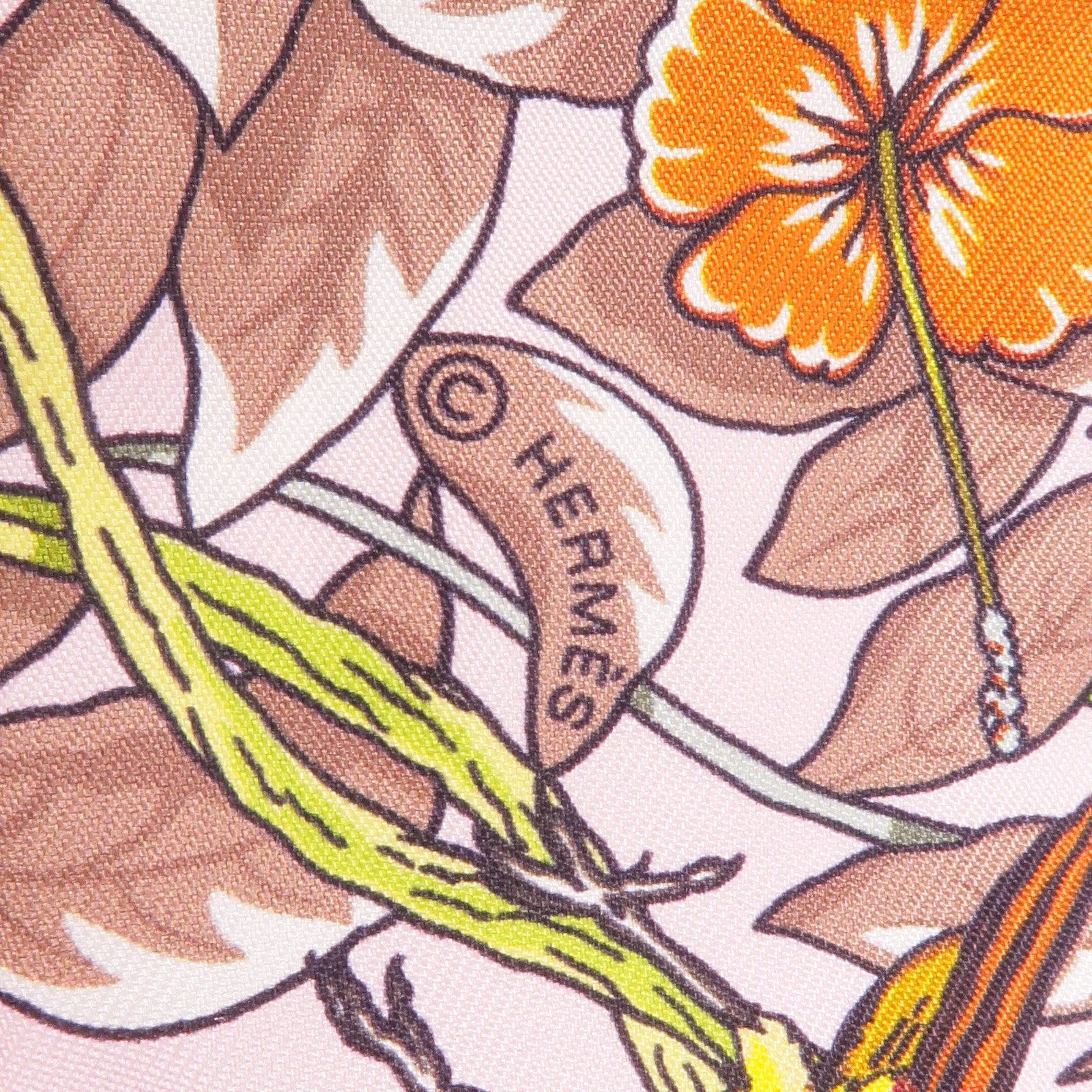 HERMES 絲質Twilly絲巾