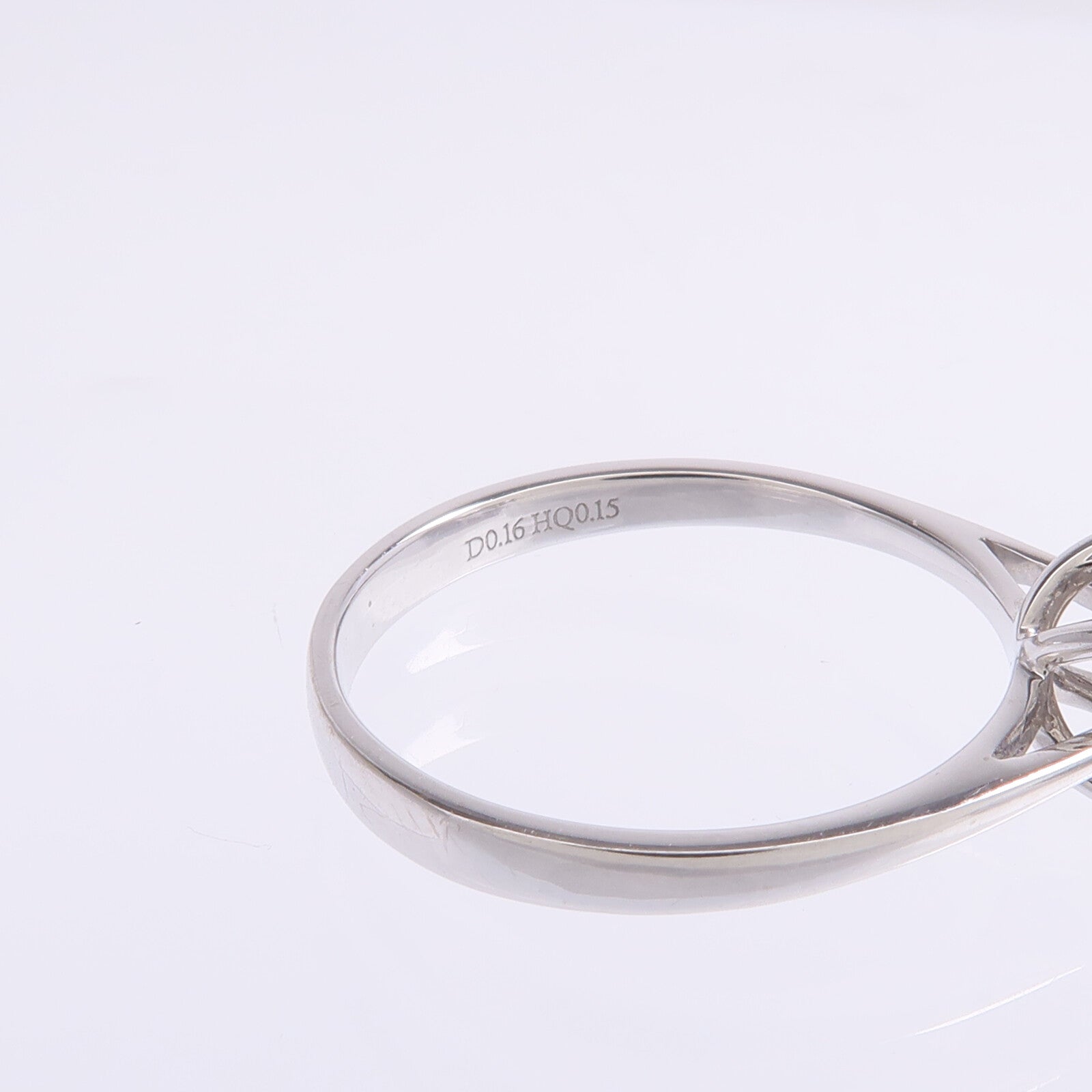 JEWELRY 【激減優惠】18K白金Diamond Ring鑽石戒指US#7.25