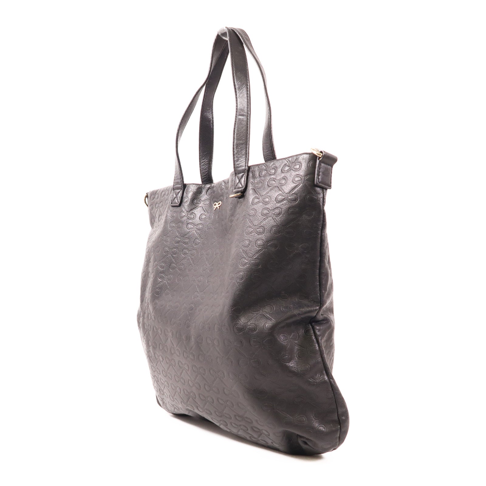 ANYA HINDMARCH 牛皮皮革Hand Bag金扣手挽袋