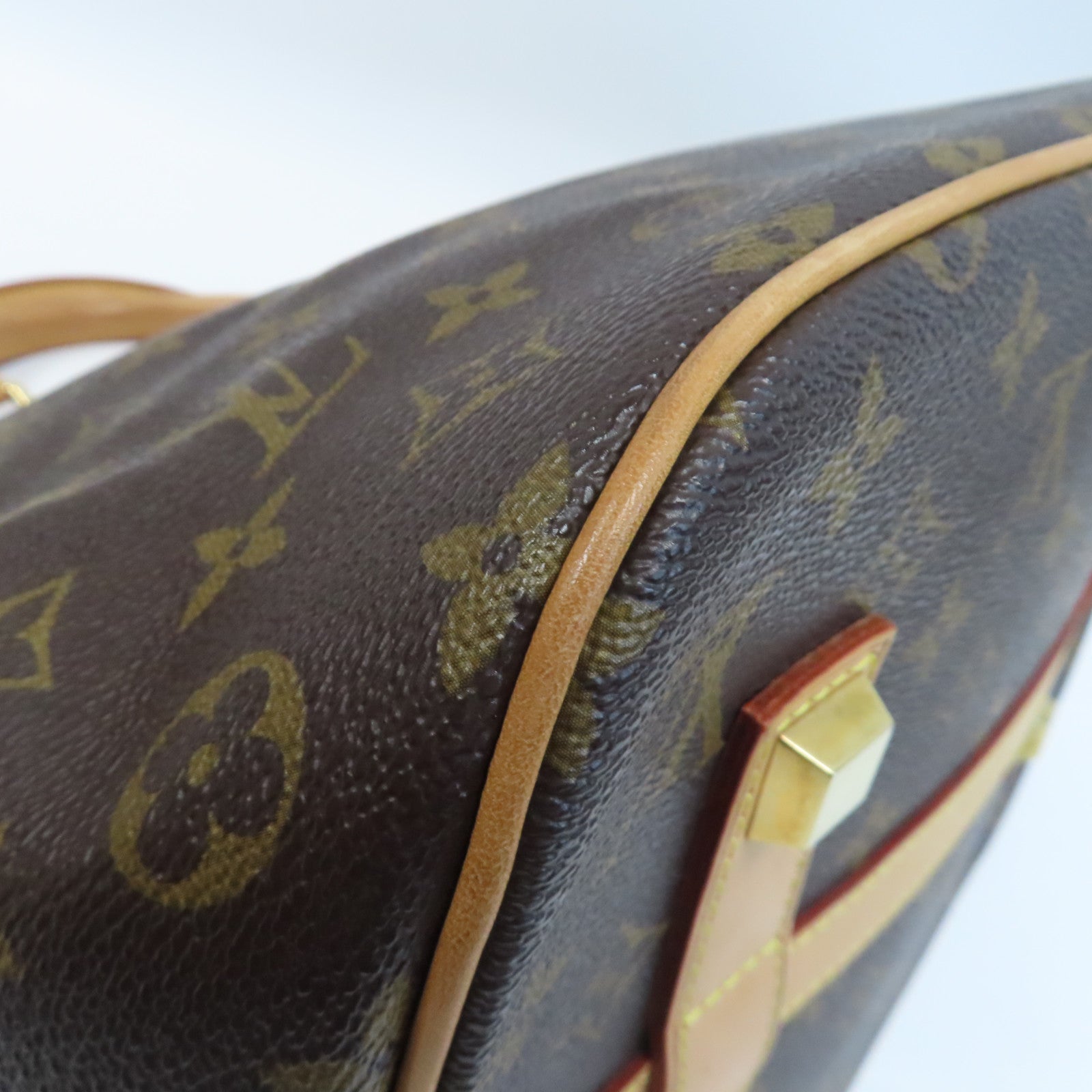 LOUIS VUITTON Monogram Neo金扣肩背袋啡色