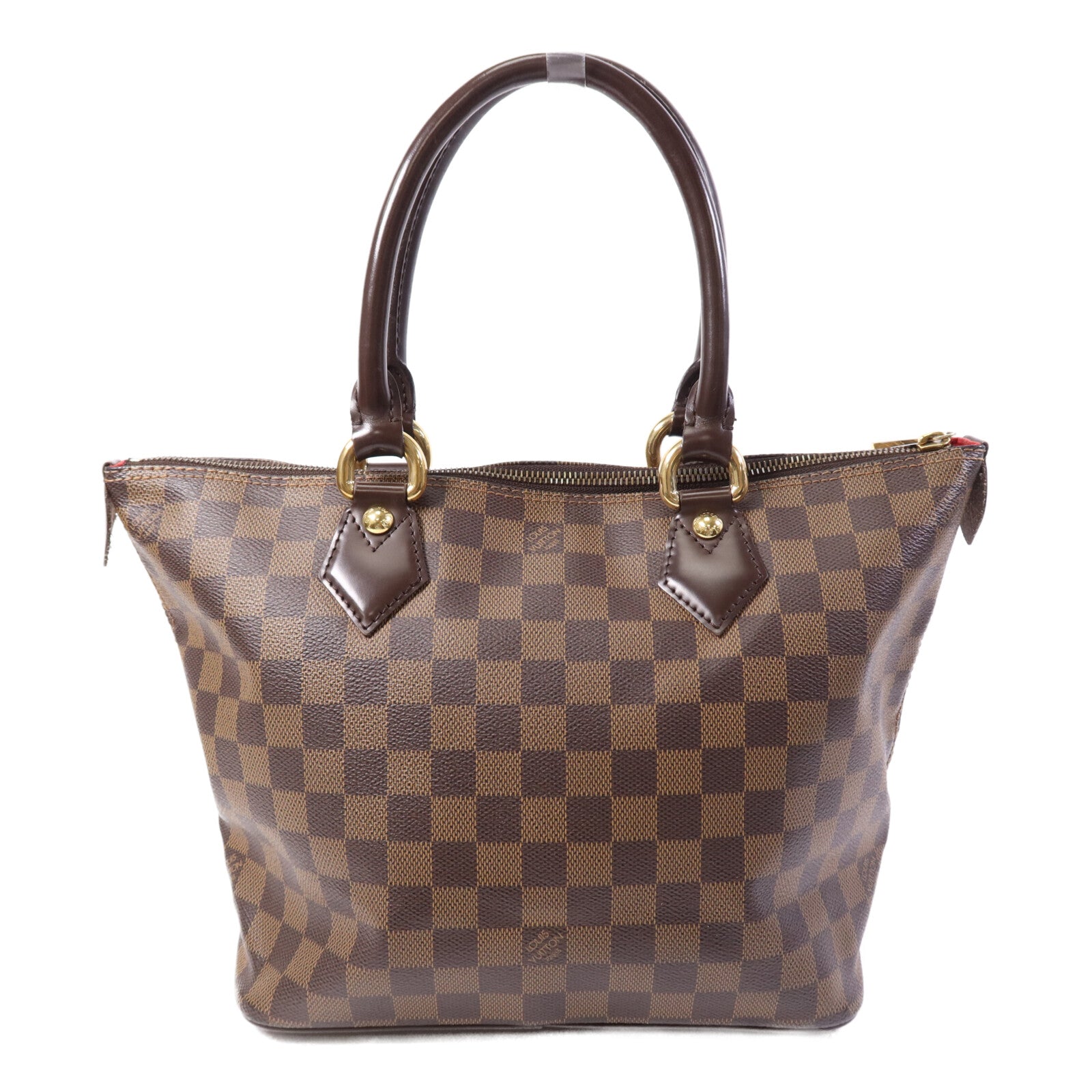 LOUIS VUITTON Damier Saleya PM金扣肩背袋