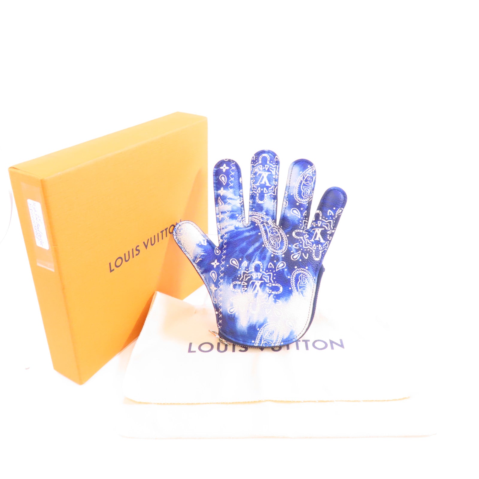 LOUIS VUITTON Monogram Bandana High 5 Band Coin Case銀扣零錢包