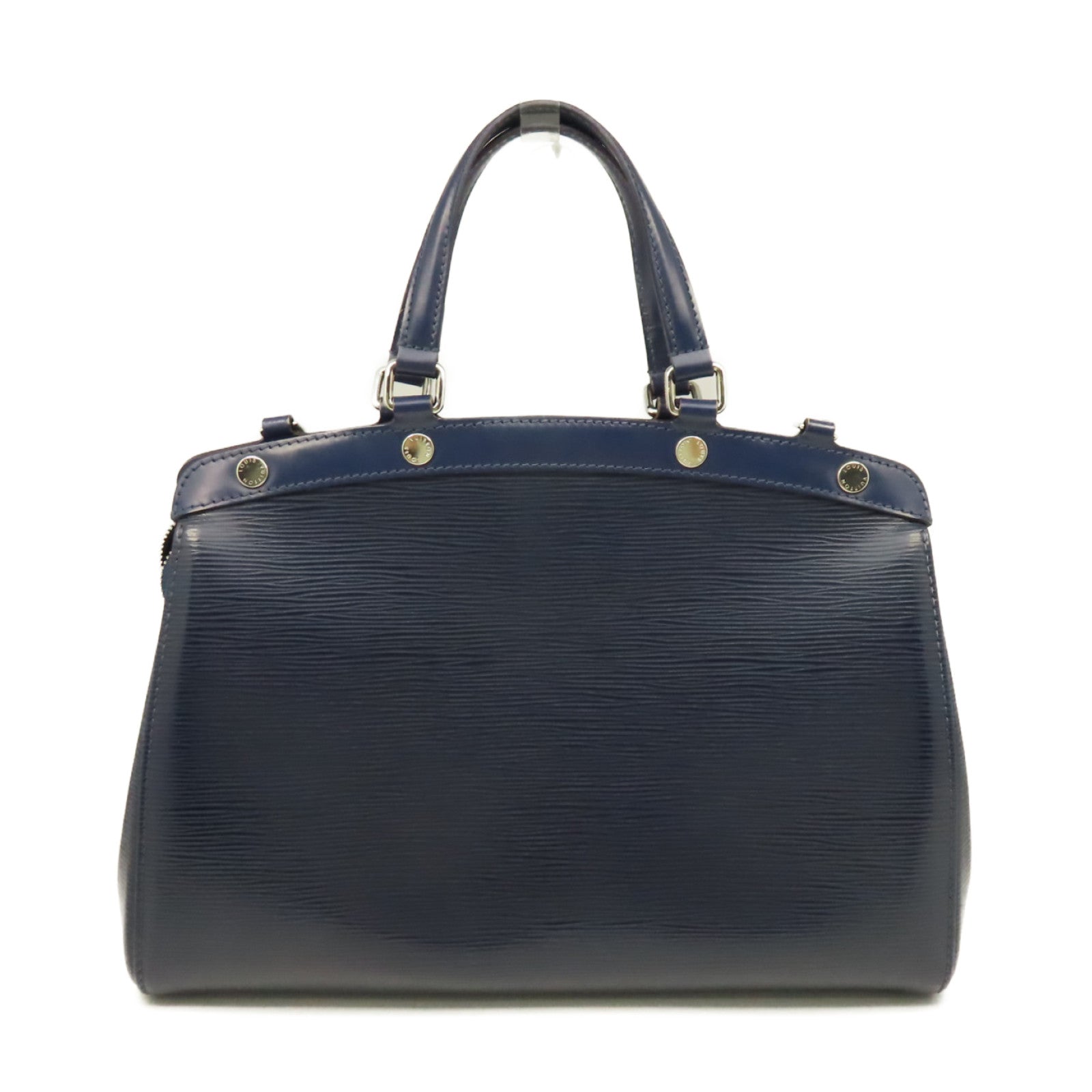 LOUIS VUITTON 【清倉大減價】Epi Brea MM 2Way Shoulder Bfa銀扣手挽肩背兩用袋寶藍色