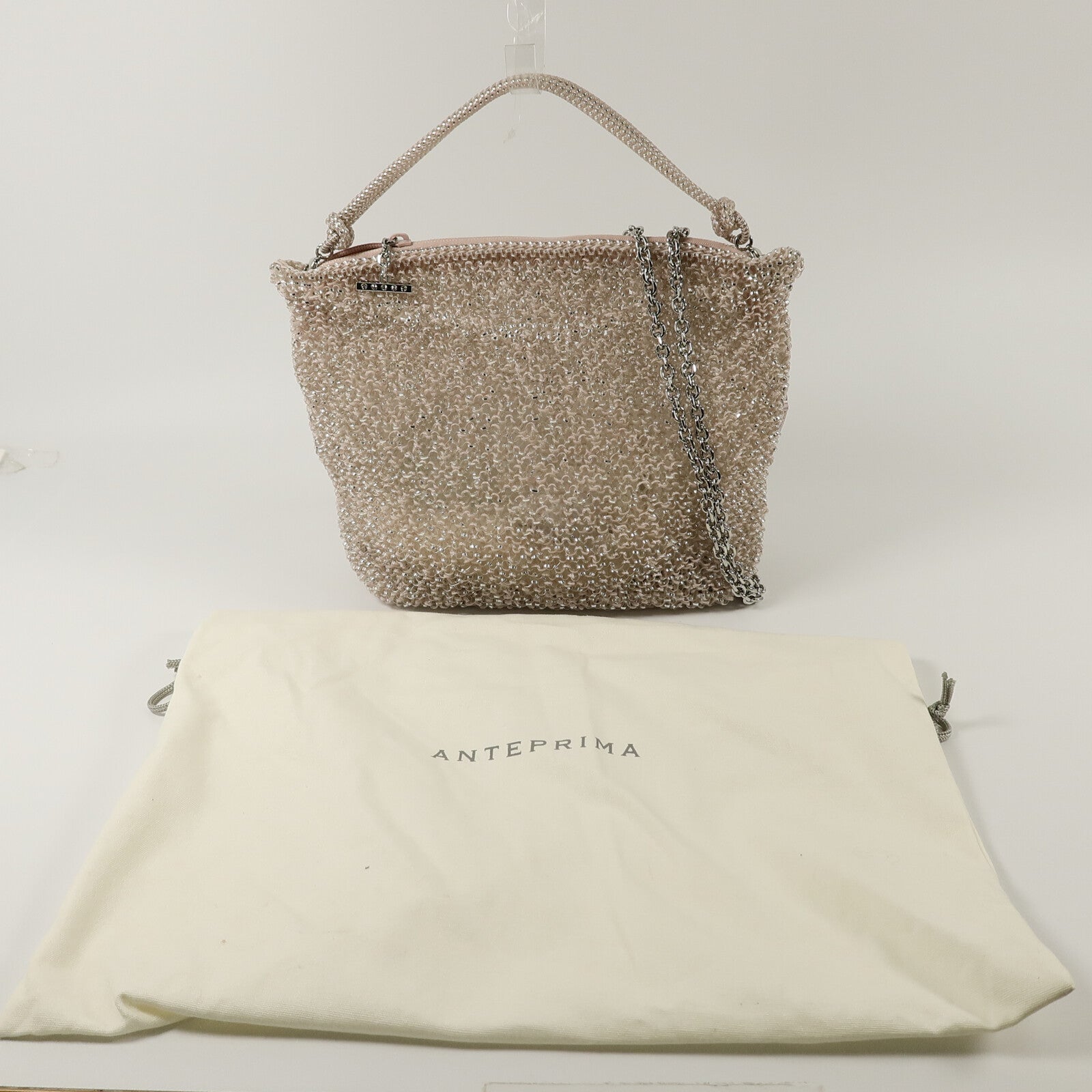 ANTEPRIMA 聚酯纖維Shoulder Bag鏈帶肩背袋