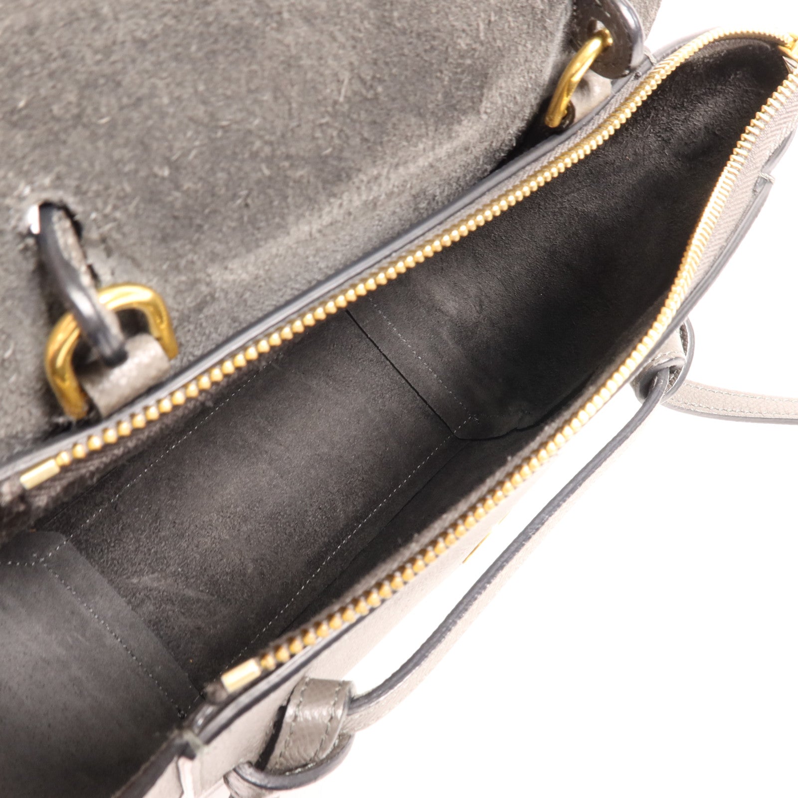 CELINE 牛皮皮革Nano Belt Bag金扣手挽肩背兩用袋