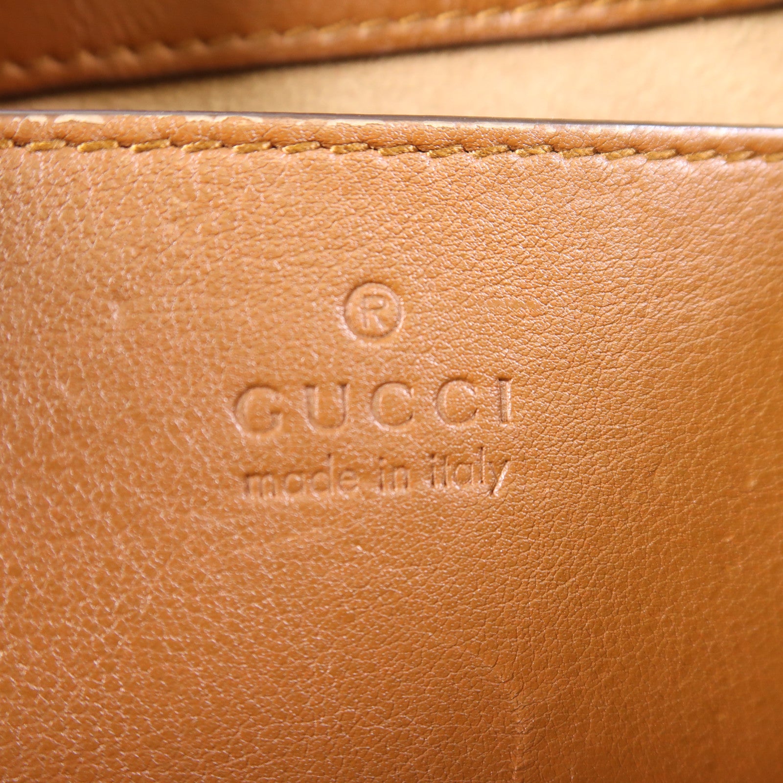 GUCCI 塗層帆布Padlock Tote金扣肩背袋