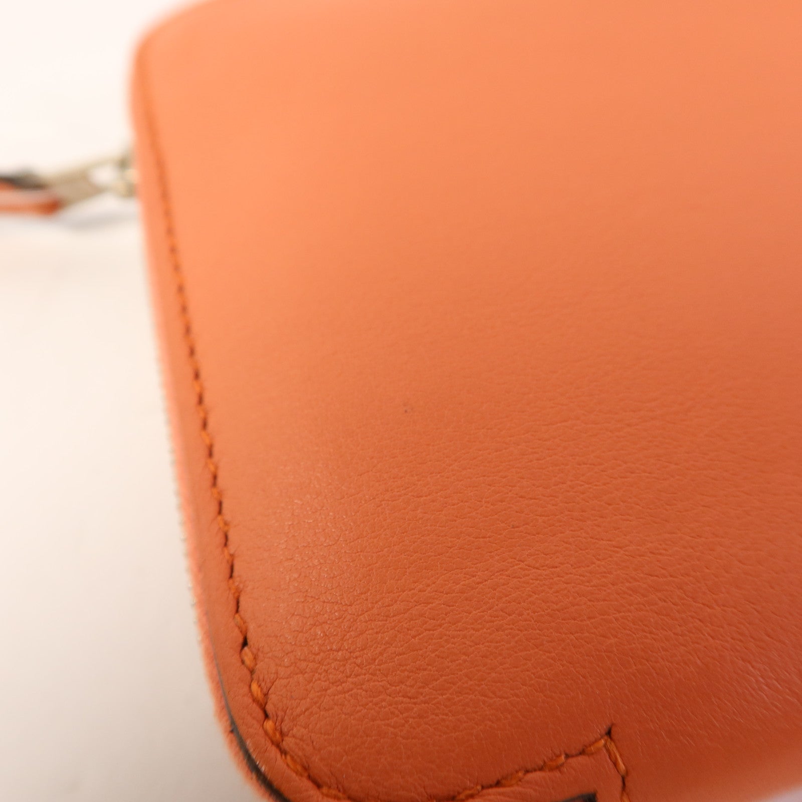 HERMES 【激減優惠】Swift皮革Azap Long Wallet銀扣長錢包Flamingo