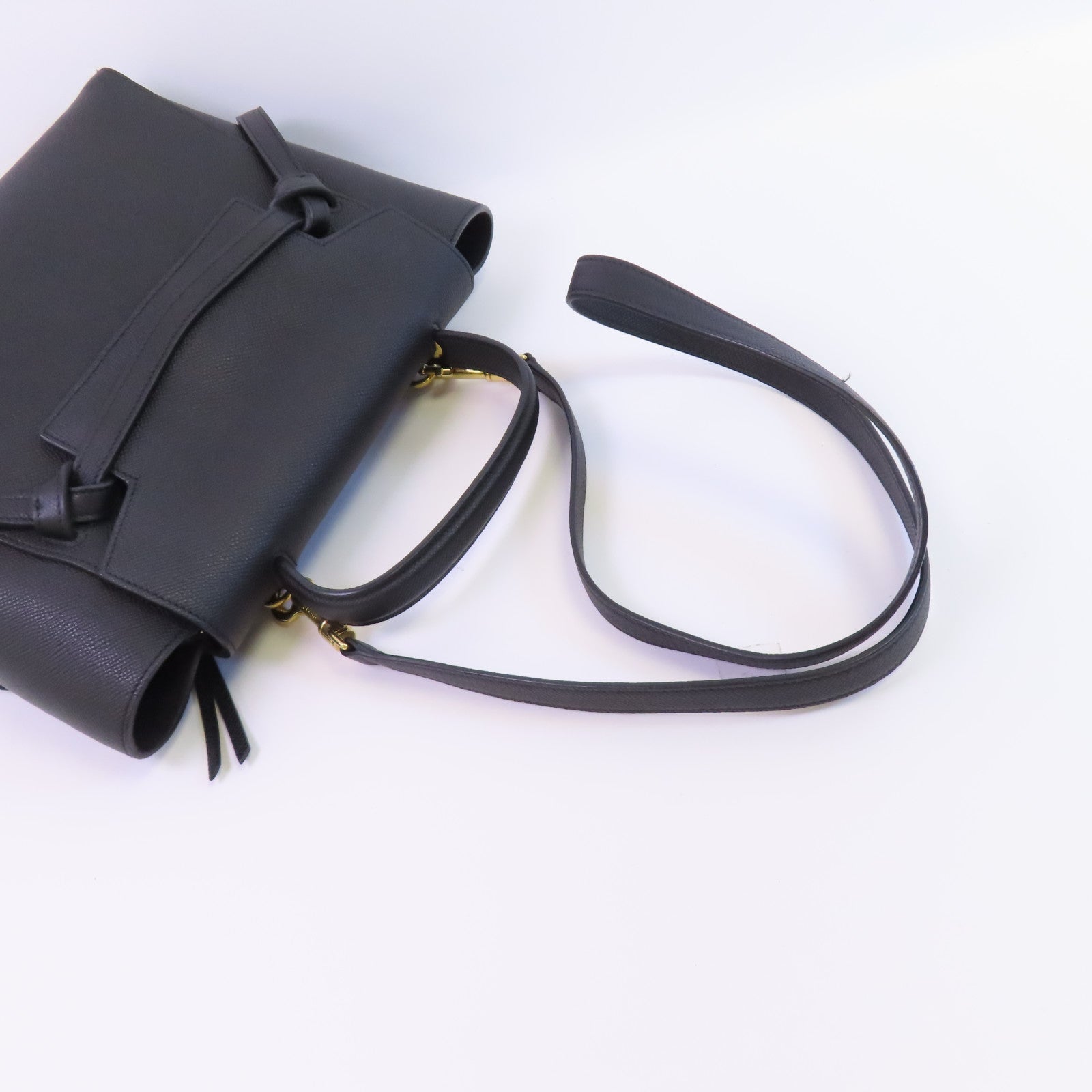 CELINE 牛皮皮革Belt Bag Medium金扣手挽肩背兩用袋