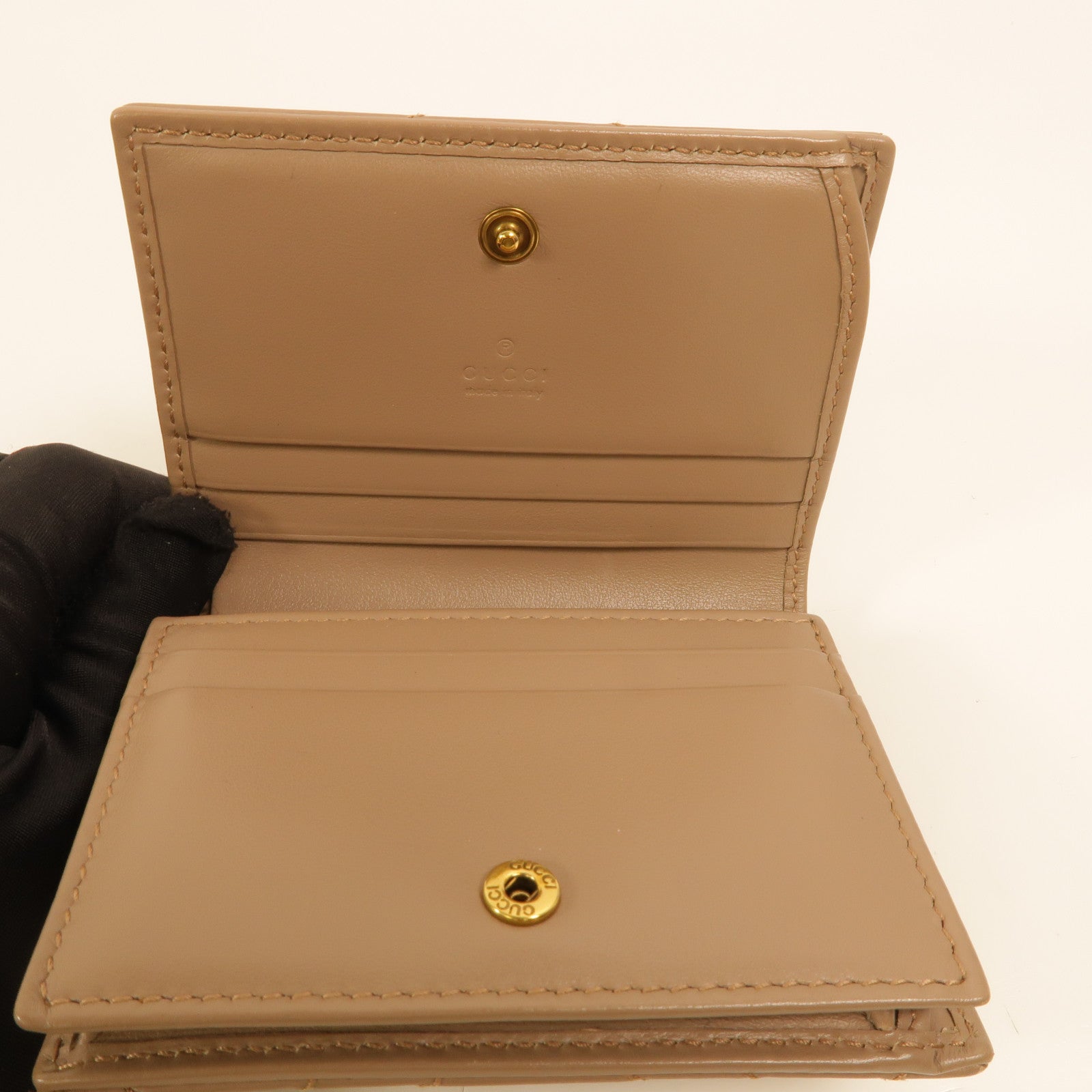 GUCCI 牛皮皮革GG Marmont Wallet錢包