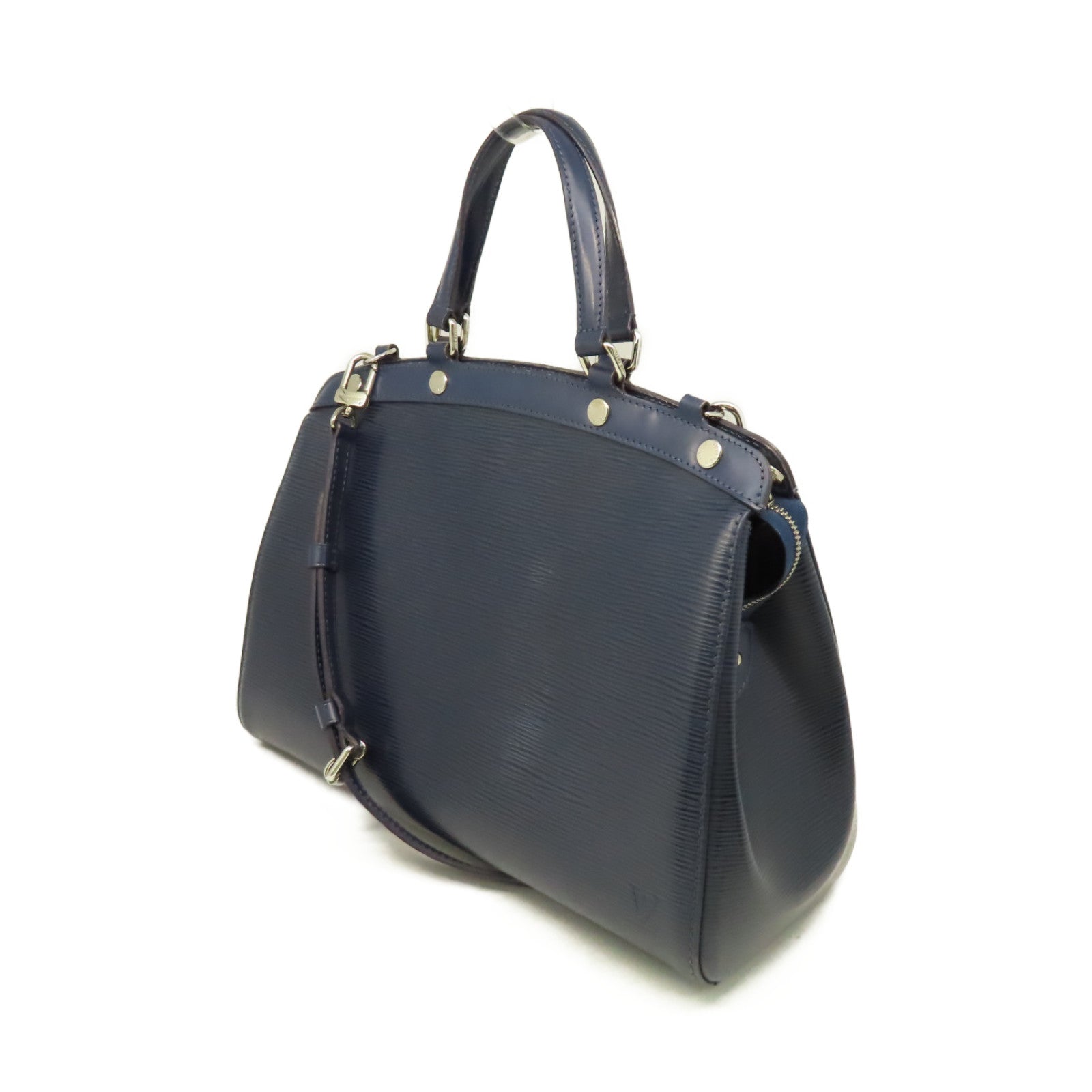 LOUIS VUITTON 【清倉大減價】Epi Brea MM 2Way Shoulder Bfa銀扣手挽肩背兩用袋寶藍色