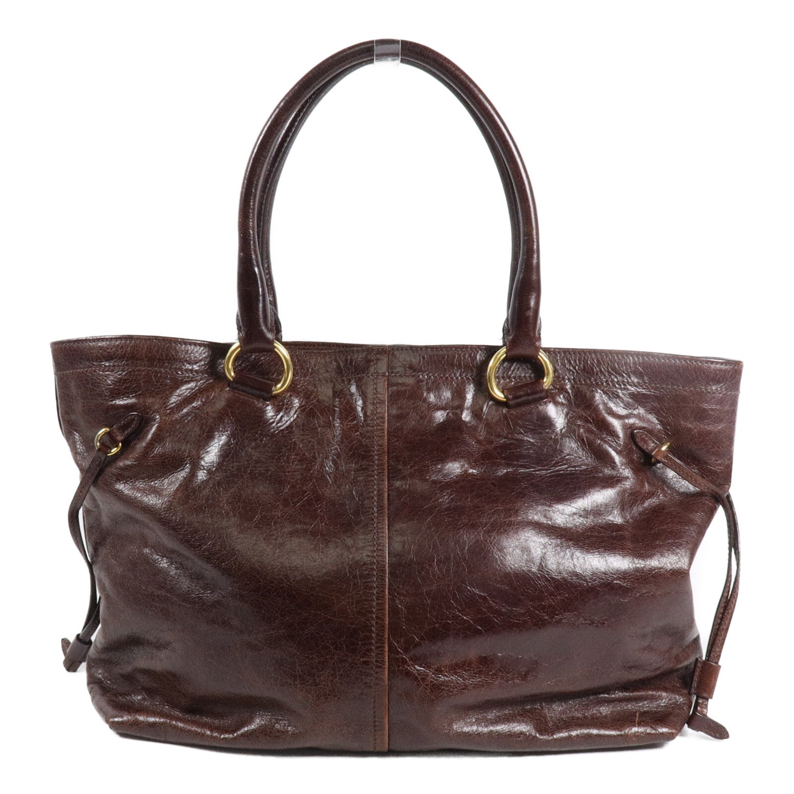 PRADA 牛皮皮革Handbag/Tote Bag手挽袋
