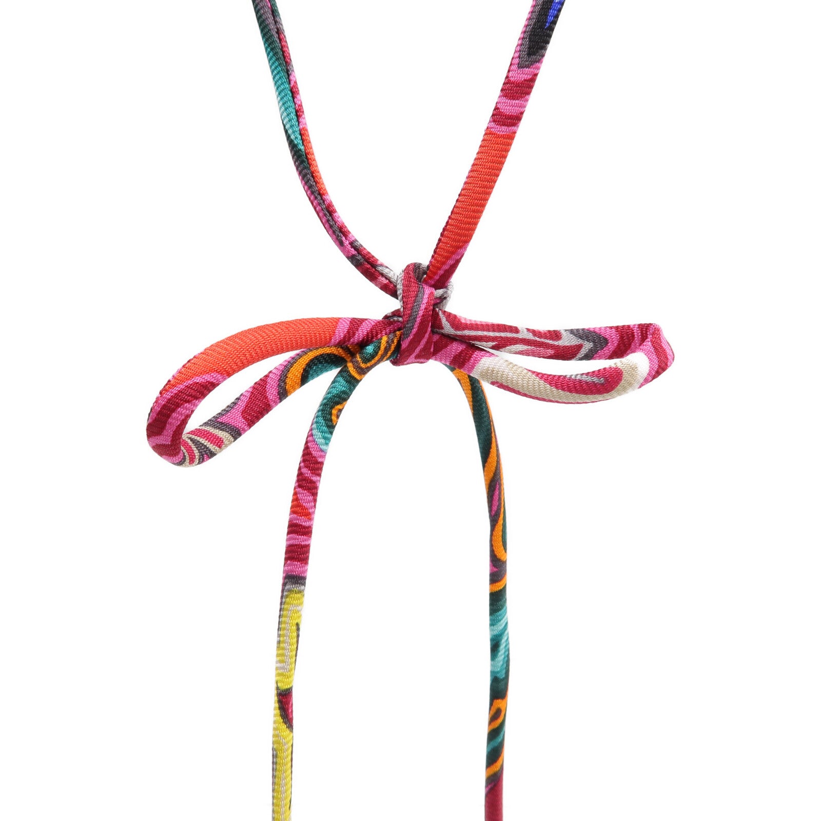 HERMES 【激減優惠】絲質Necklace/Bracelet銀扣項鍊/手帶