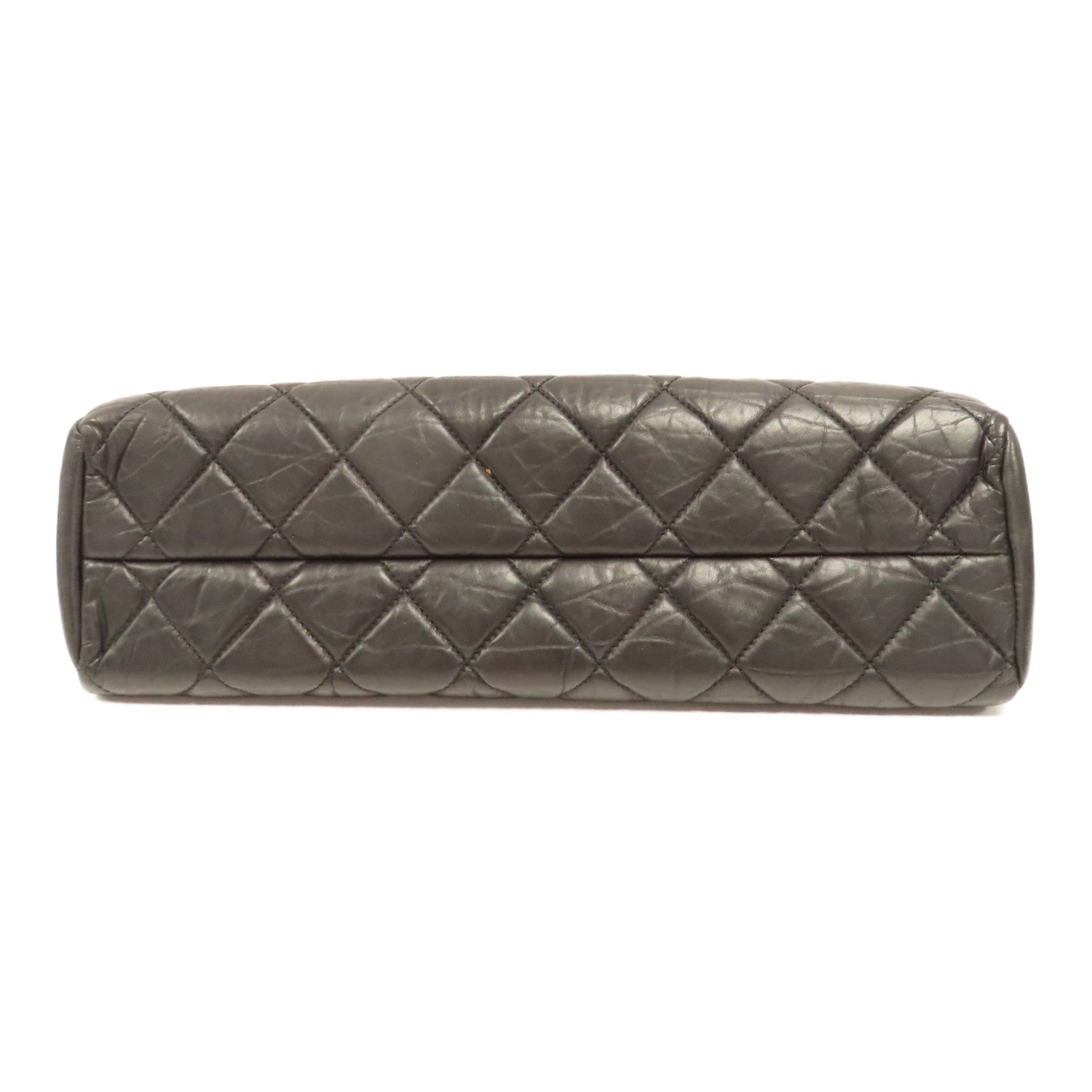 CHANEL 【激減優惠】菱格牛皮皮革Chain Shoulder Bag金扣鏈帶肩背袋黑色