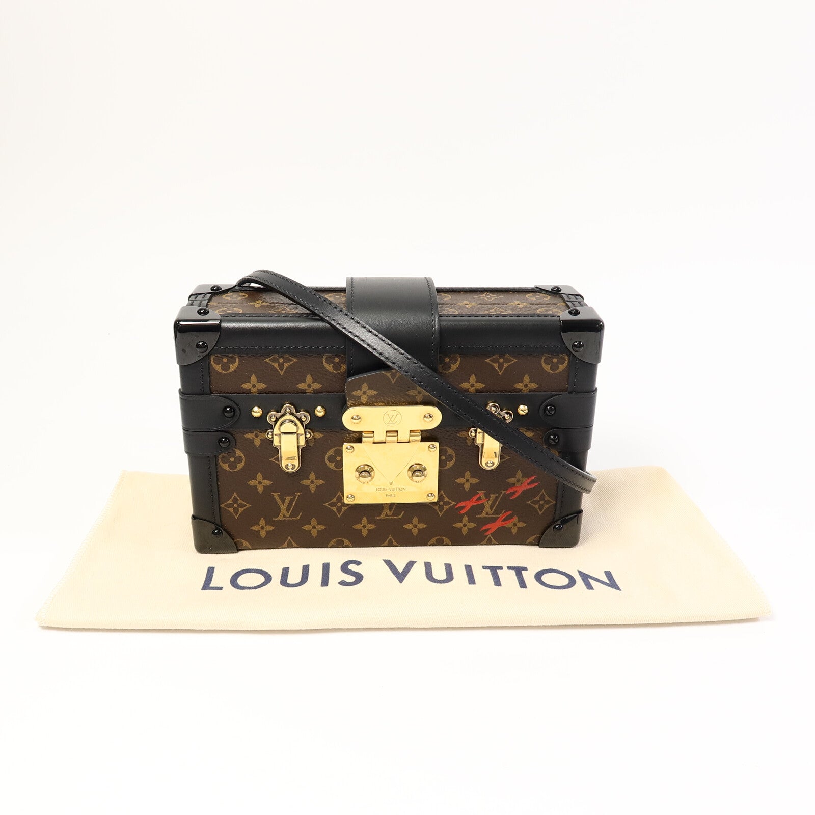LOUIS VUITTON Monogram Petite Malle肩背袋