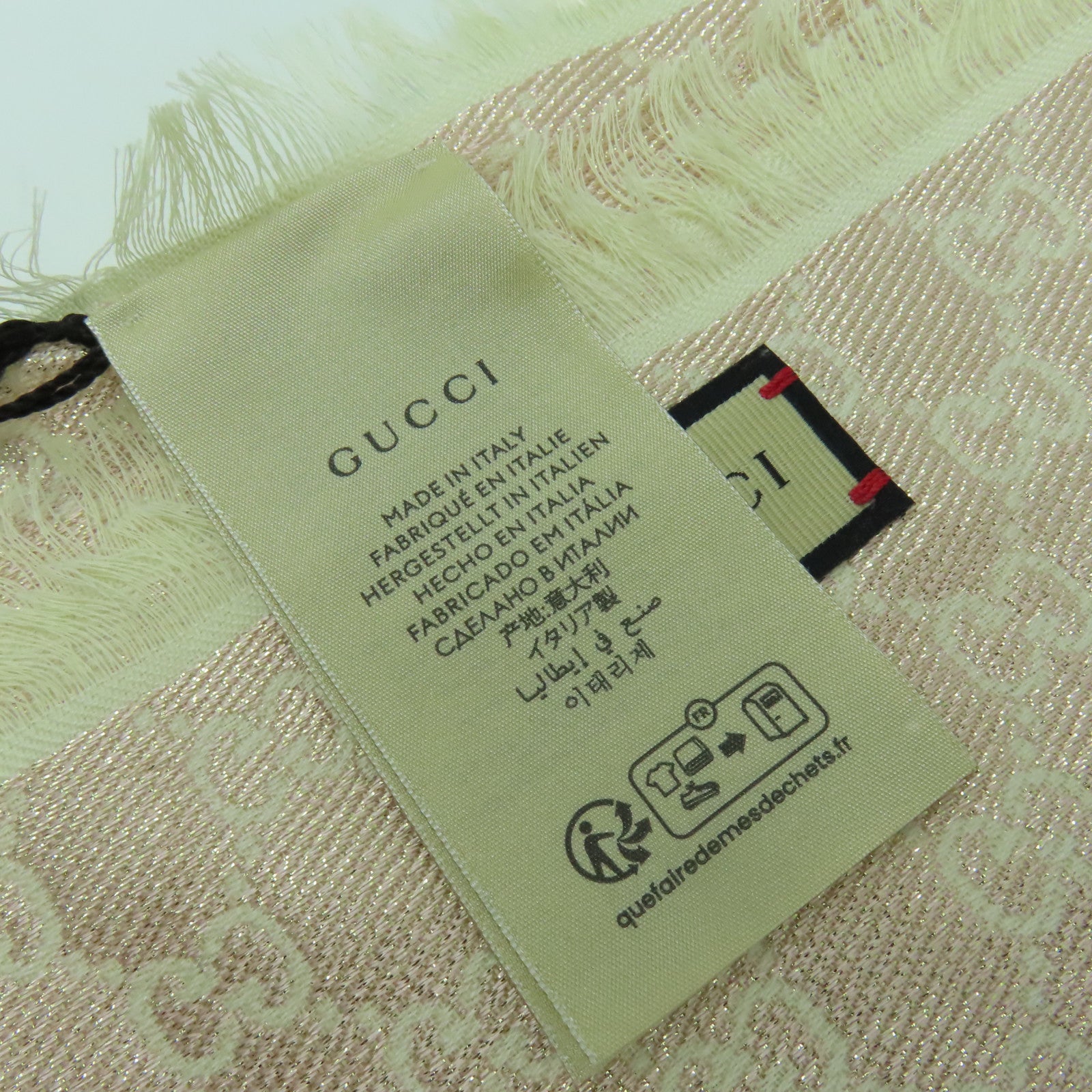 GUCCI 【激減優惠】人造絲/絲質/羊毛/聚酯纖維Shiny Summer Shawl圍巾多色