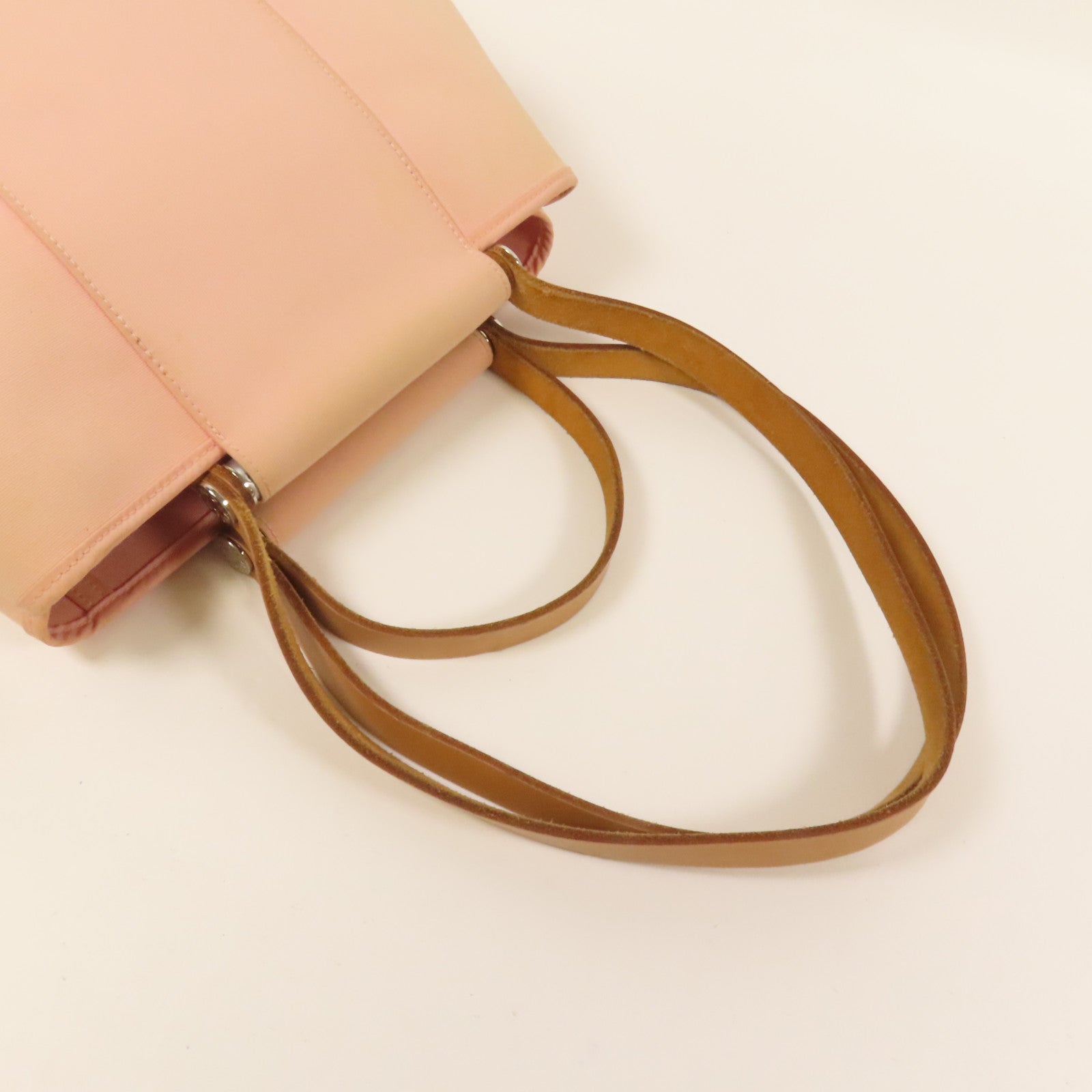 HERMES 帆布Cabag 2Way Tote Bag手挽肩背兩用袋Pink