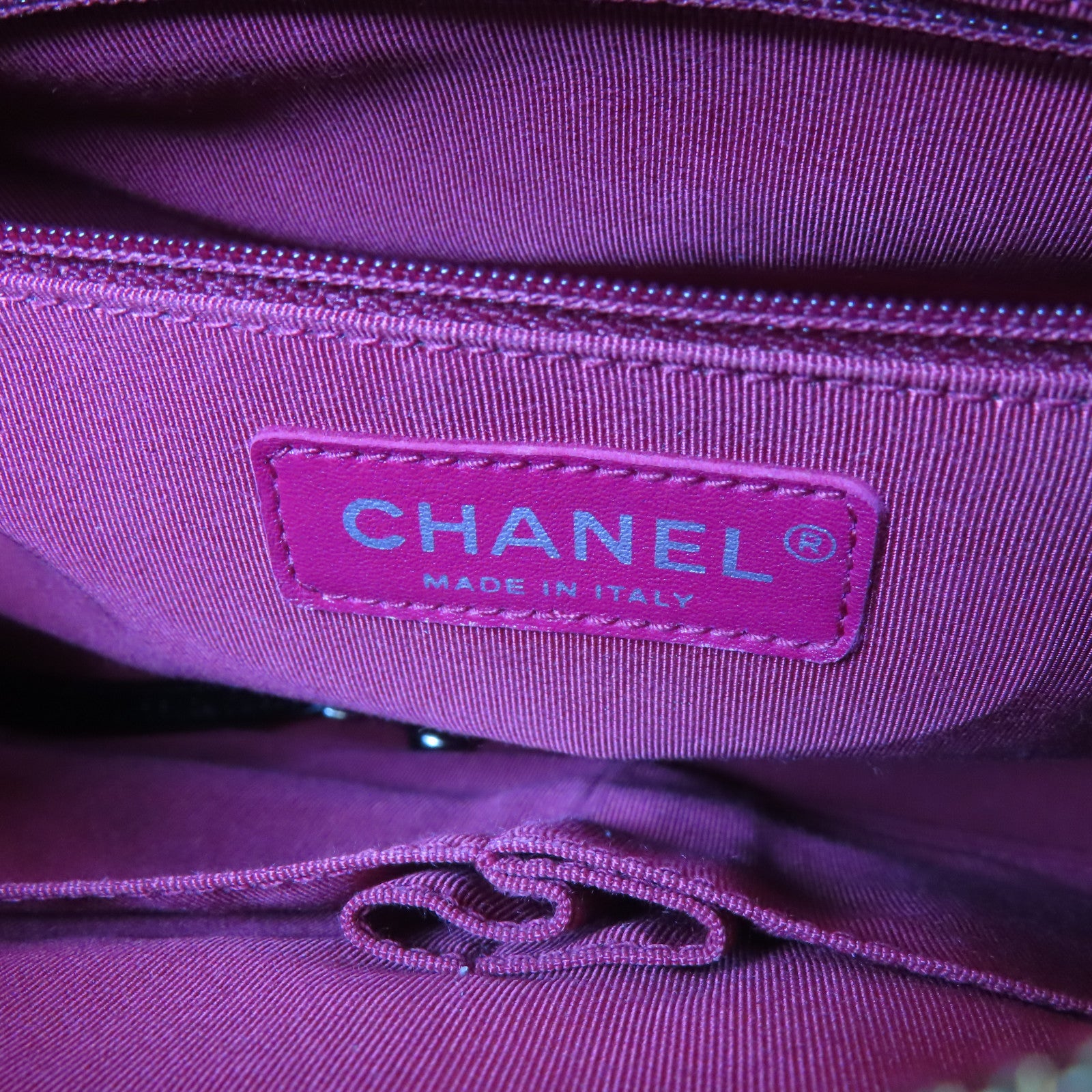 CHANEL 【清倉大減價】菱格牛皮皮革Gabrielle Large Shoulder Bag金銀扣鏈帶肩背袋黑色