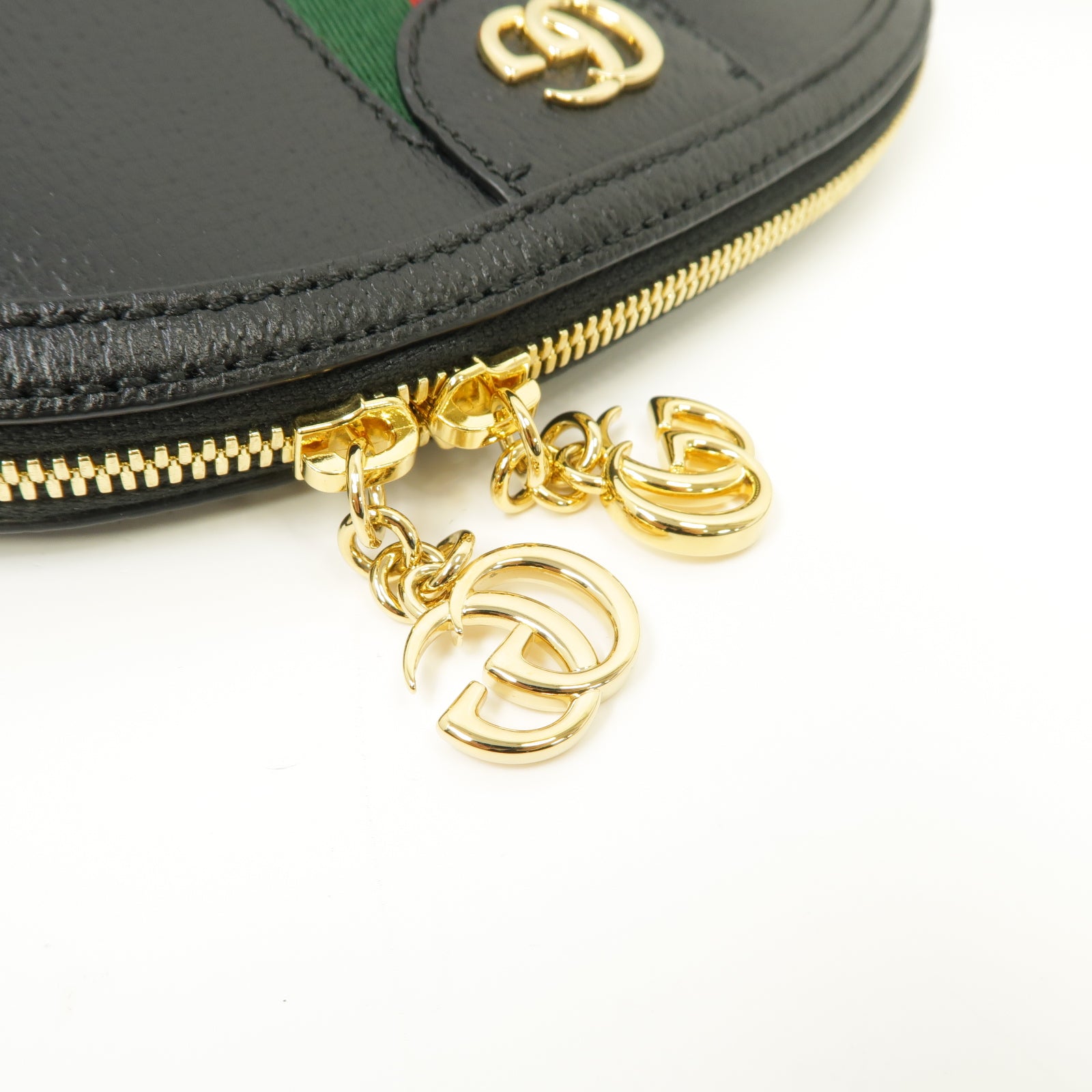 GUCCI 牛皮皮革Shoulder Bag金扣肩背袋黑色