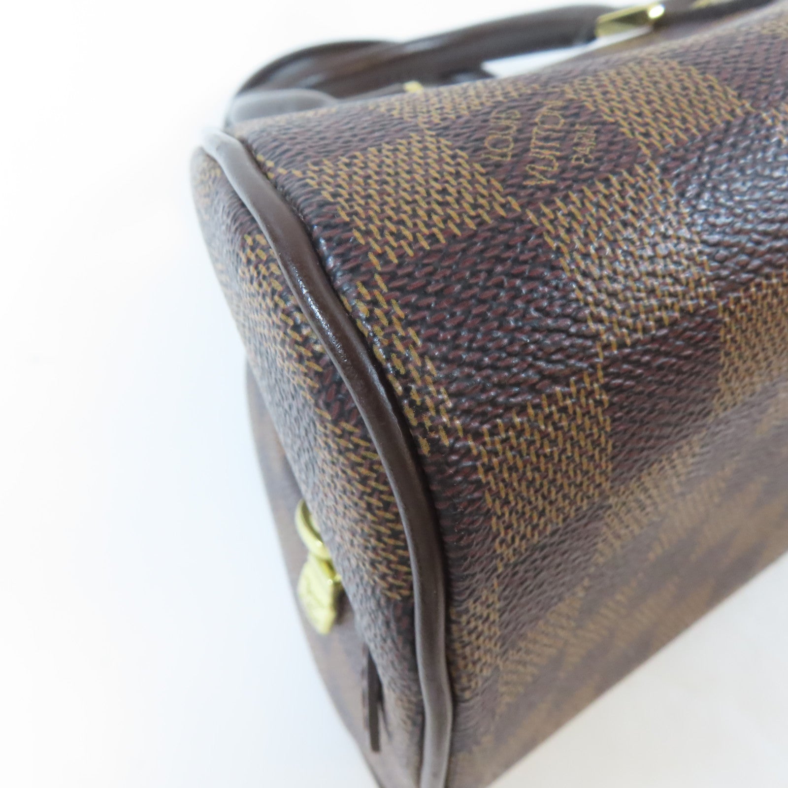 LOUIS VUITTON 【激減優惠】Damier Rivera Mini金扣手挽袋啡色