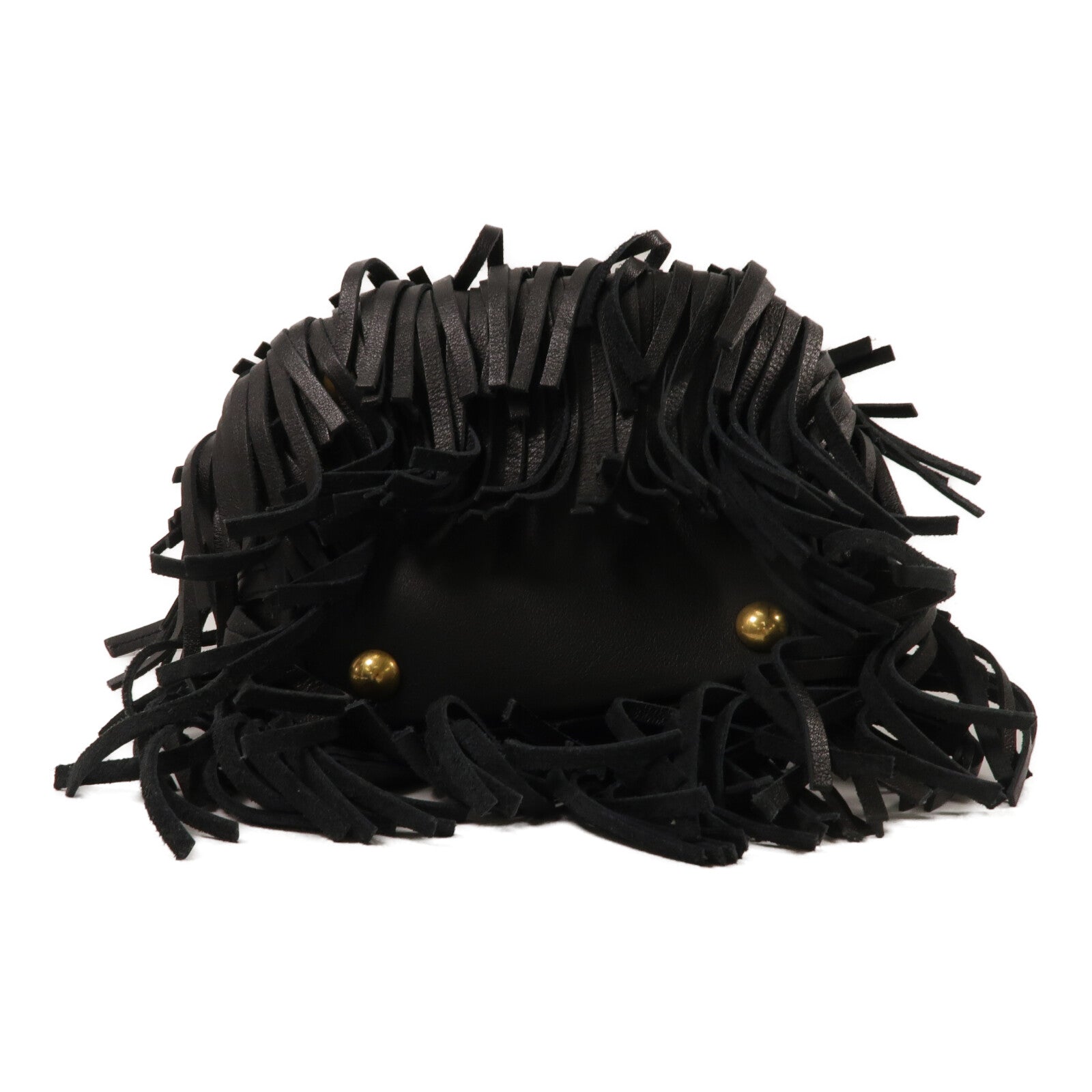 SAINT LAURENT 牛皮皮革Emmandle Fringed Bag手挽肩背兩用袋
