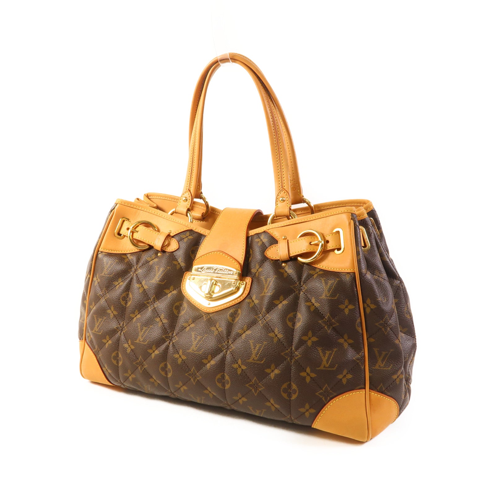 LOUIS VUITTON Monogram Etolie金扣手挽袋