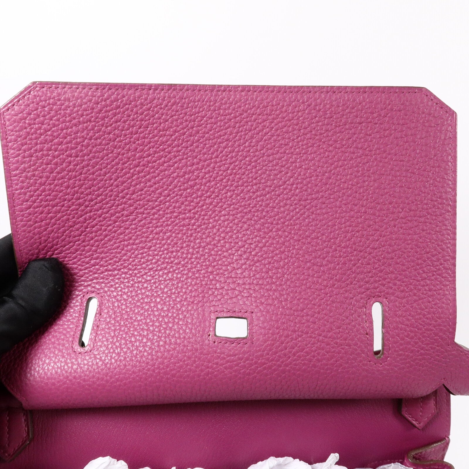 HERMES Clemence皮革Jypsiere 28肩背袋