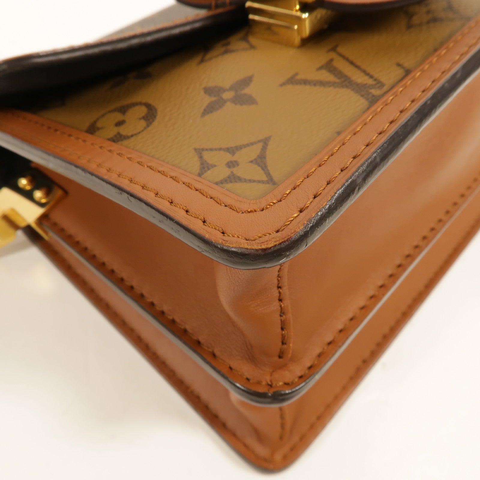 LOUIS VUITTON Monogram Reverse Mini Dauphine肩背袋