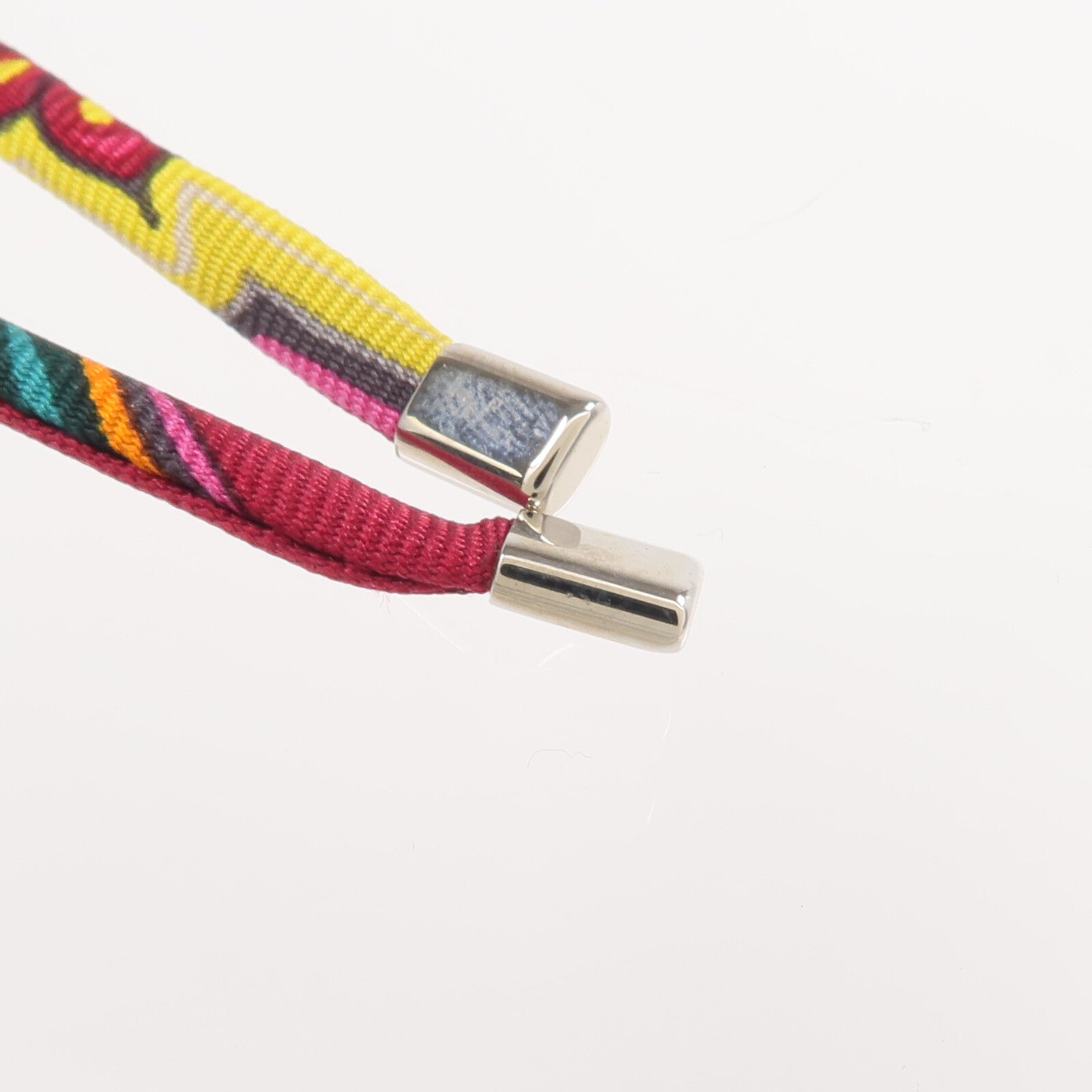 HERMES 【激減優惠】絲質Necklace/Bracelet銀扣項鍊/手帶
