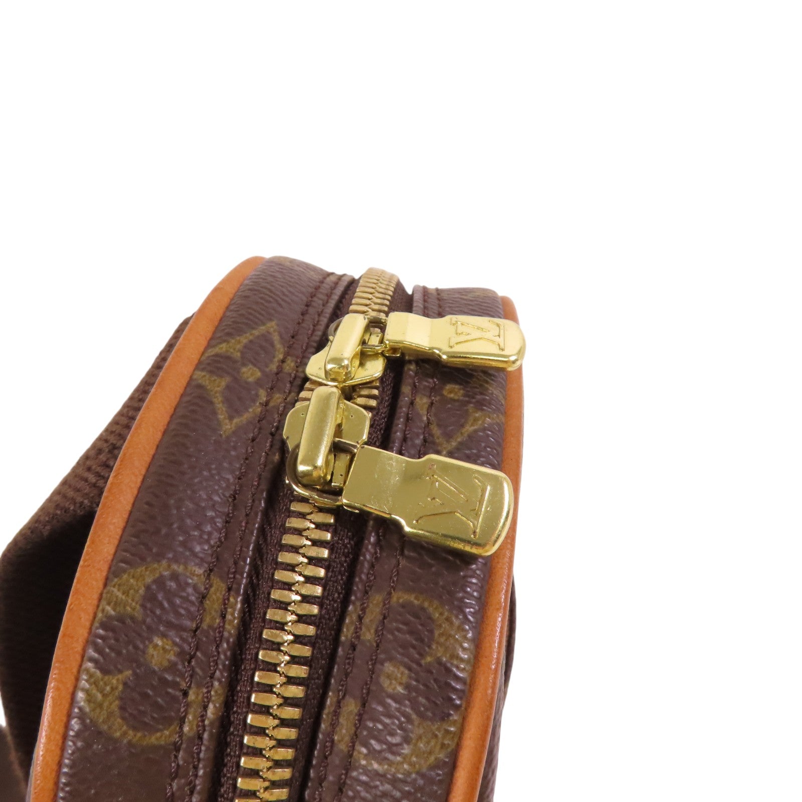 LOUIS VUITTON Monogram Pochette Gange金扣腰包肩背兩用袋