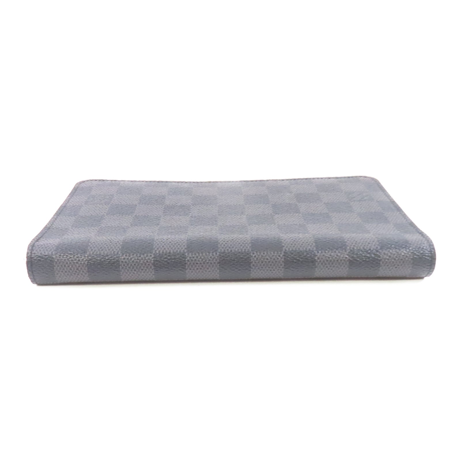 LOUIS VUITTON Damier Graphite Zippy Long Wallet銀扣長錢包黑色