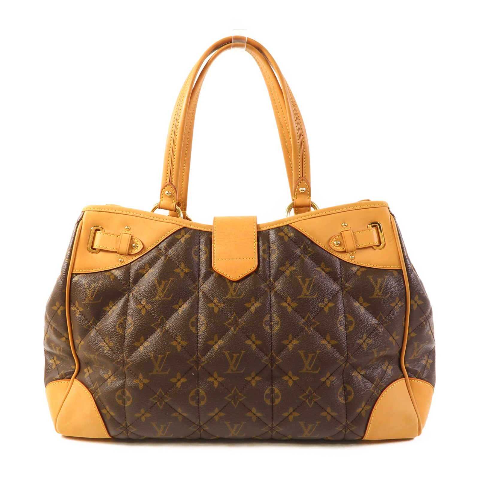 LOUIS VUITTON Monogram Etolie金扣手挽袋