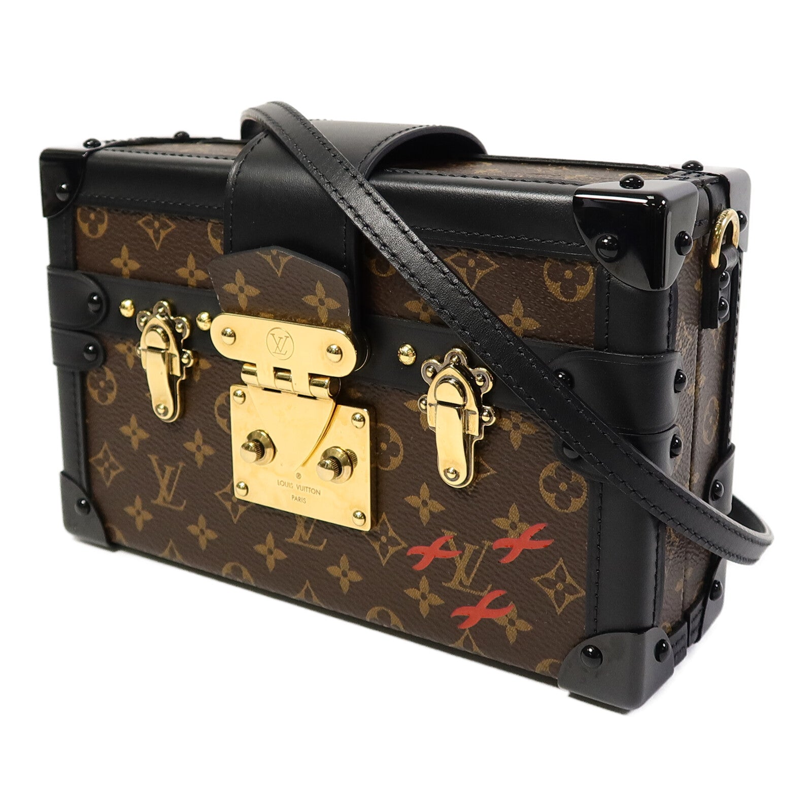 LOUIS VUITTON Monogram Petite Malle肩背袋