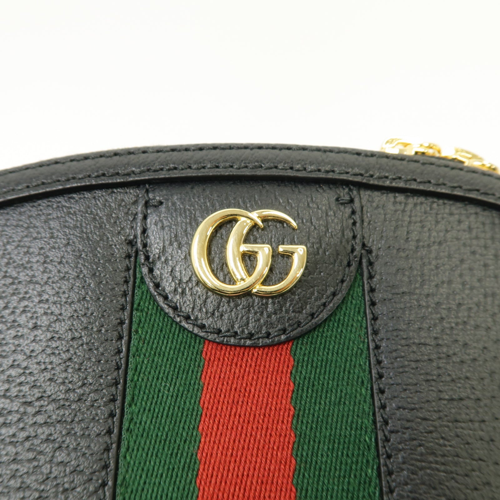GUCCI 牛皮皮革Shoulder Bag金扣肩背袋黑色