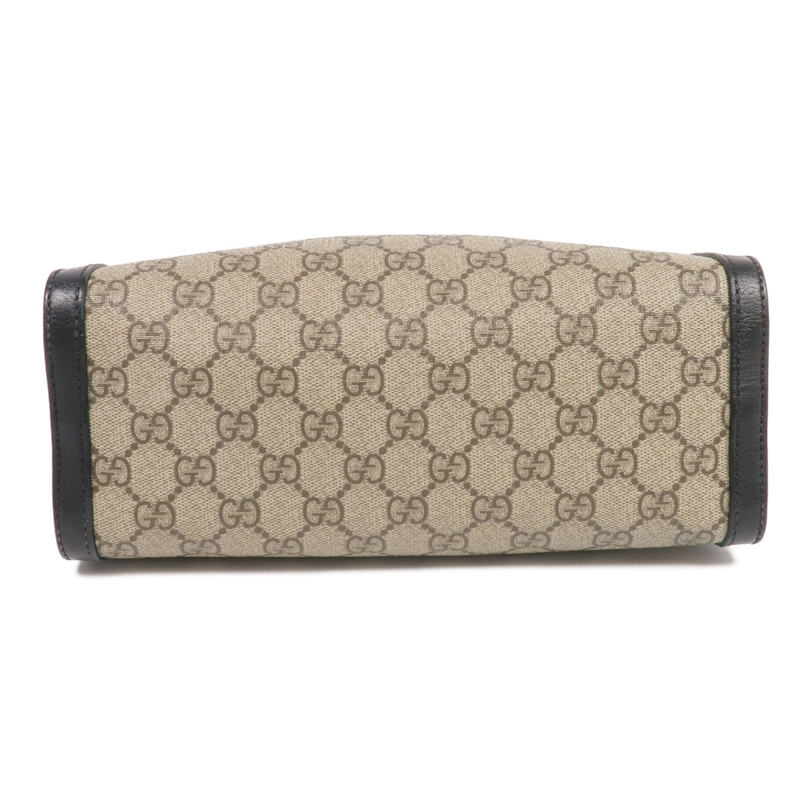 GUCCI 塗層帆布Padlock GG Small金扣肩背袋