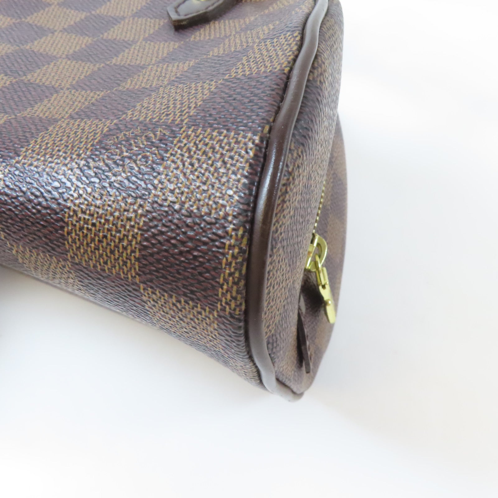 LOUIS VUITTON 【激減優惠】Damier Rivera Mini金扣手挽袋啡色