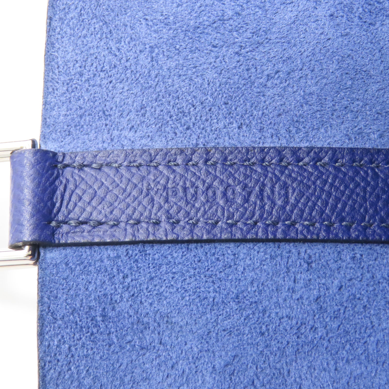 HERMES Epsom皮革Picotin PM銀扣手挽袋Bleu Saphir